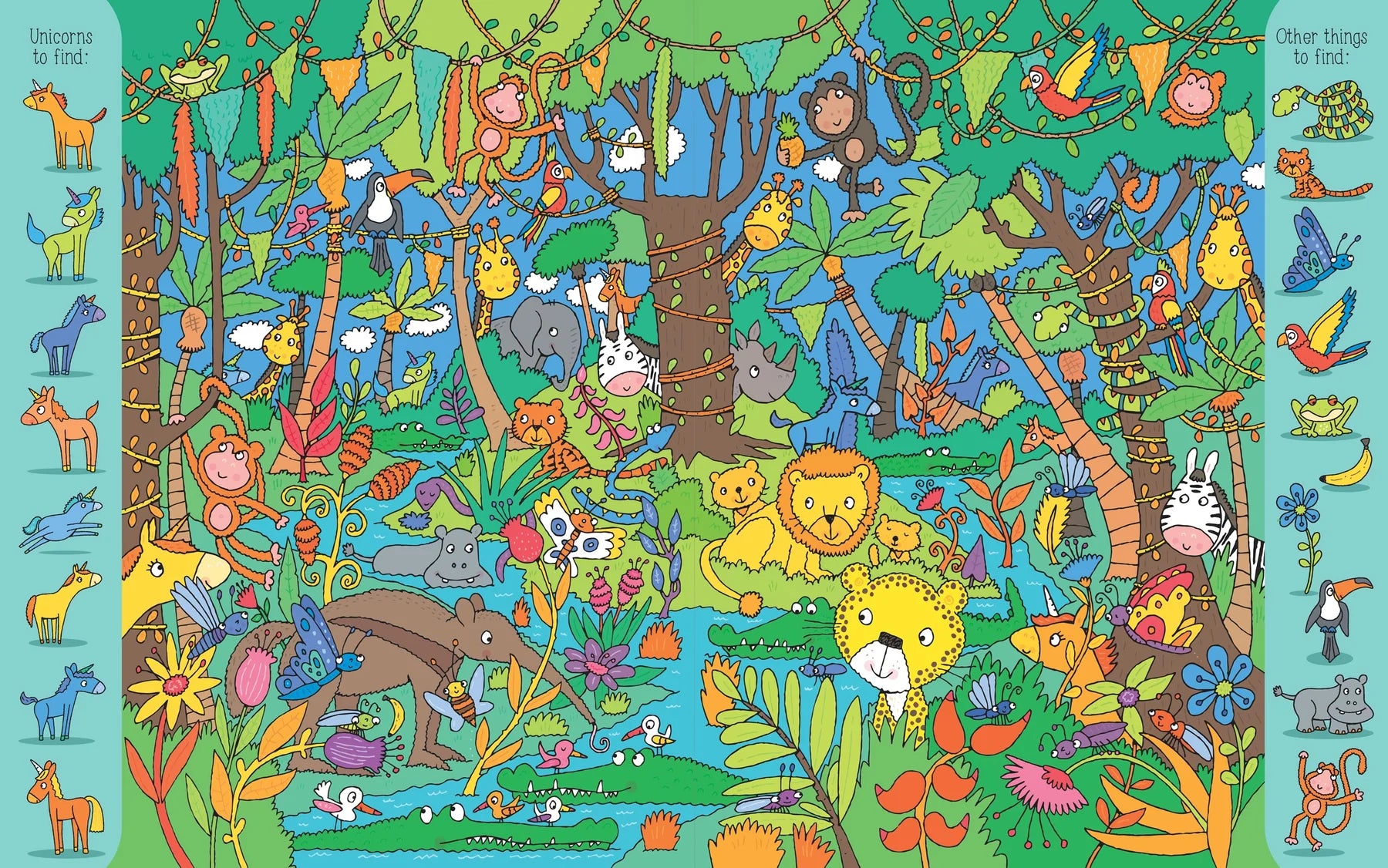 Unicorn Seek and Find Activity Book