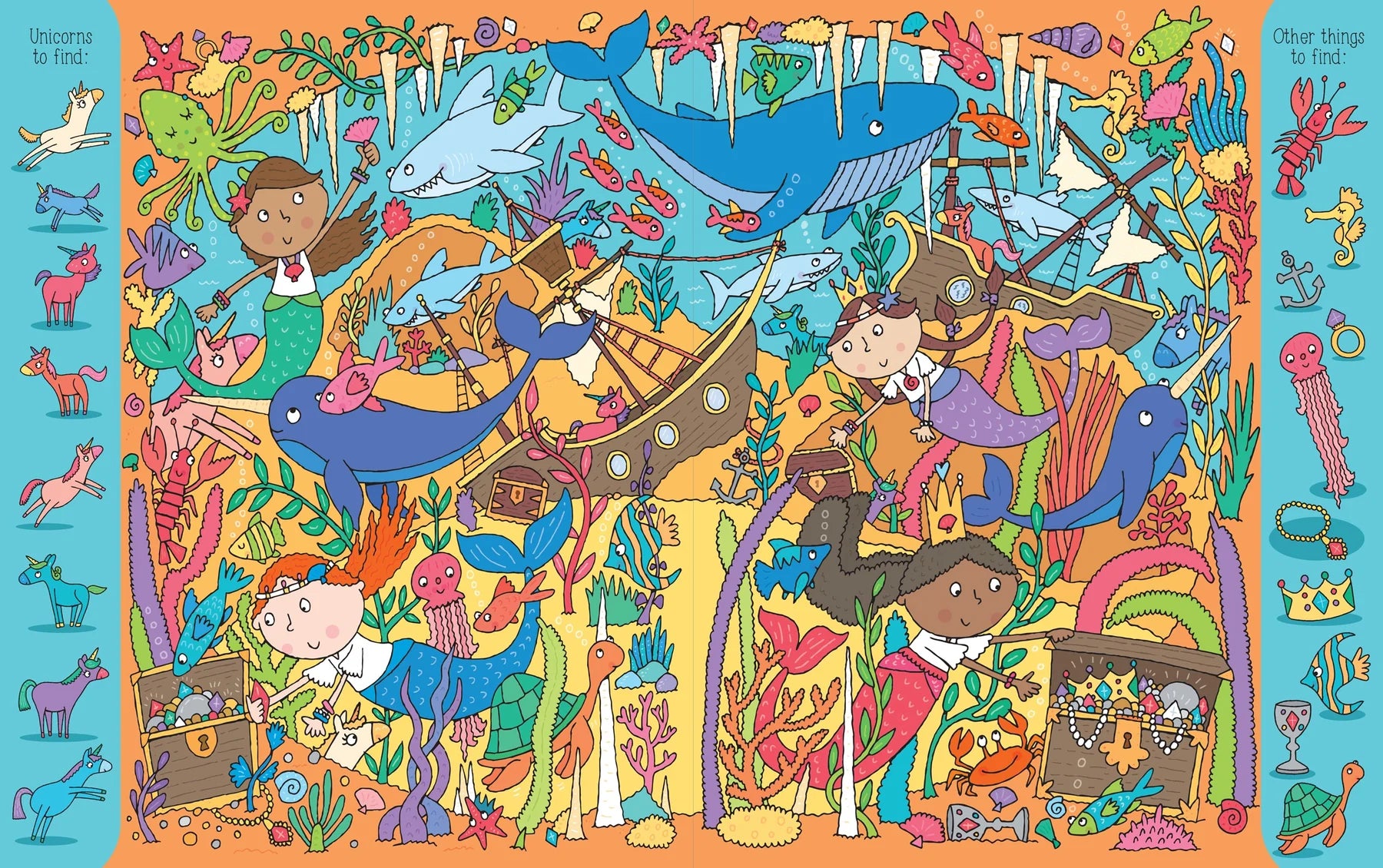 Unicorn Seek and Find Activity Book