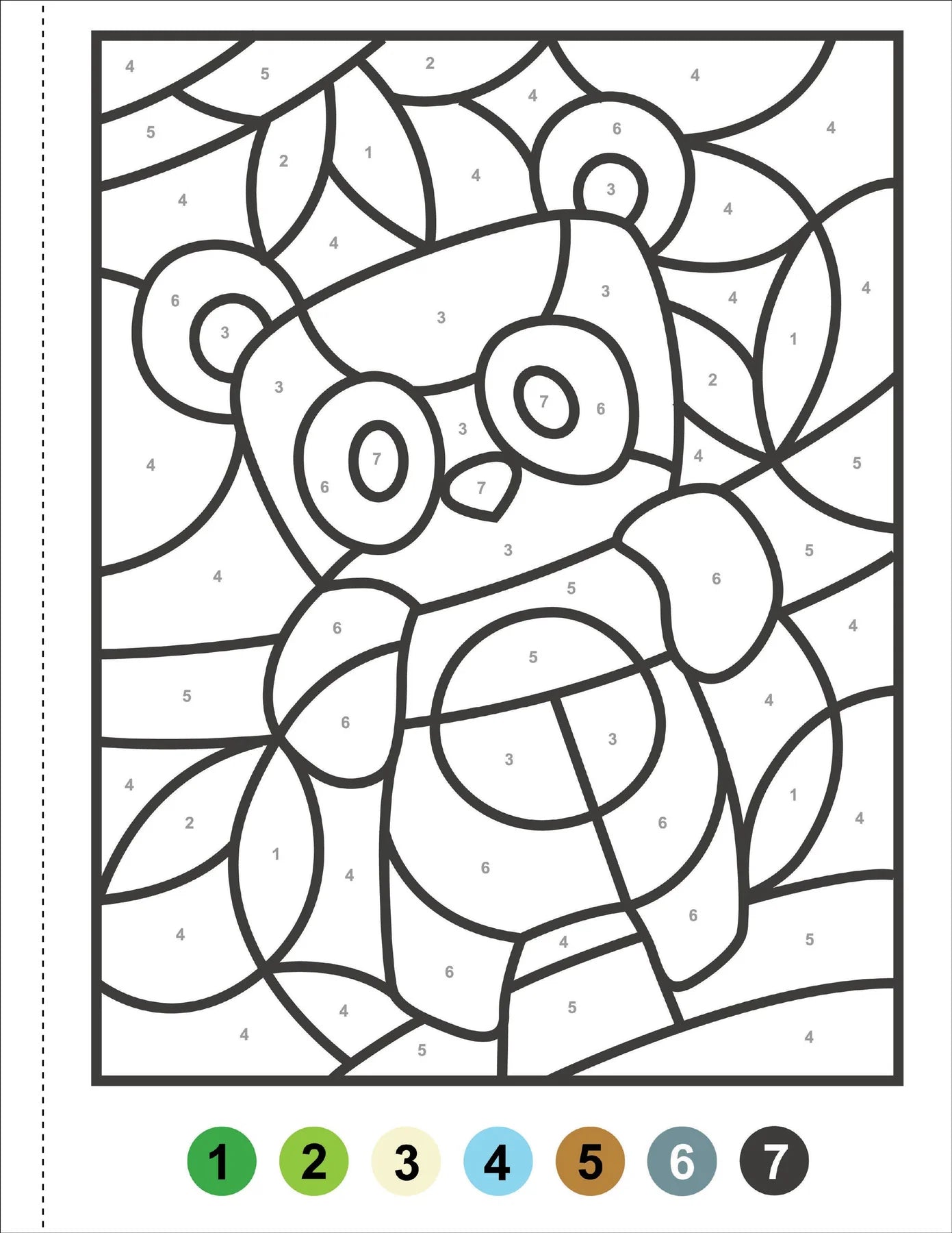 Animals First Color by Number