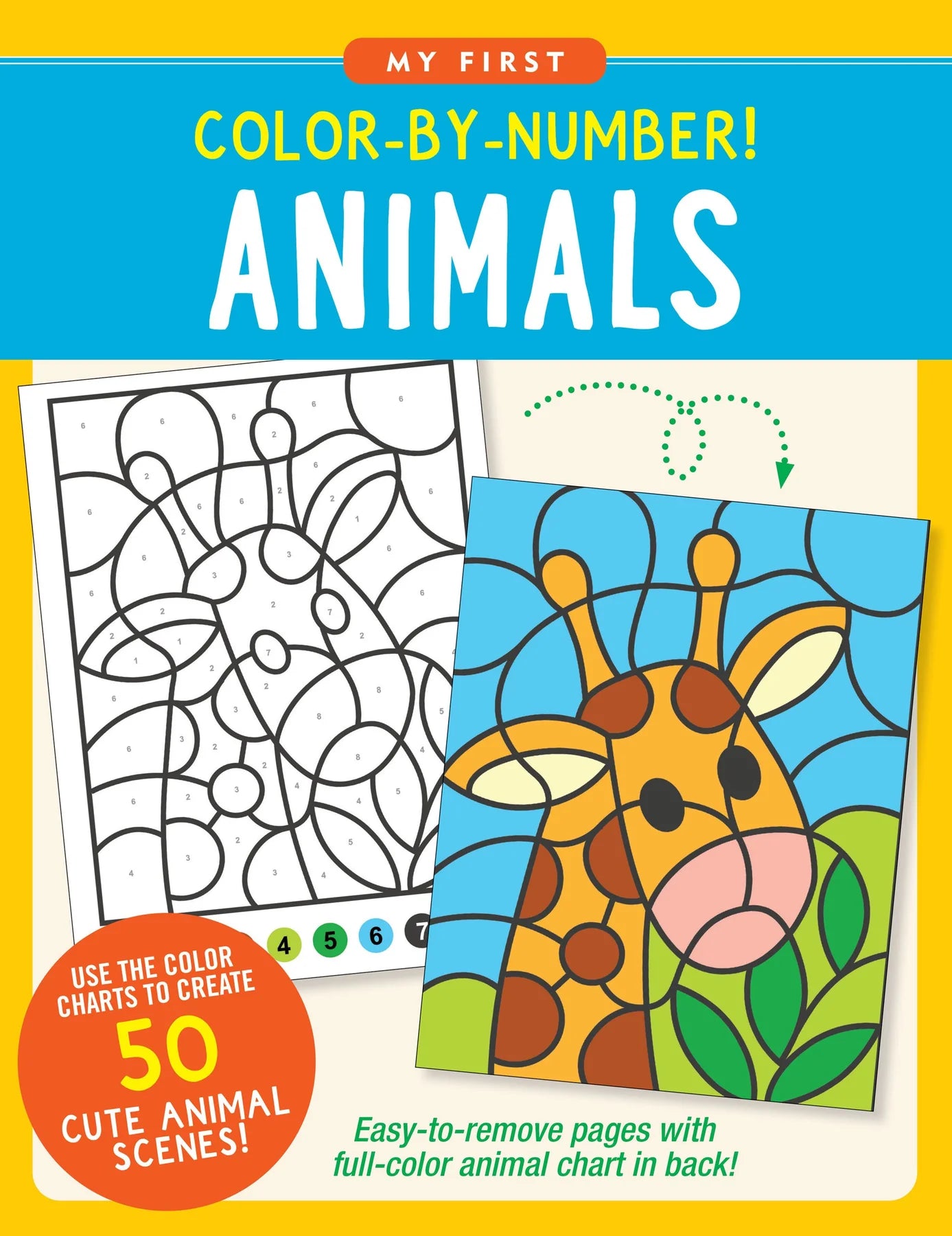 Animals First Color by Number