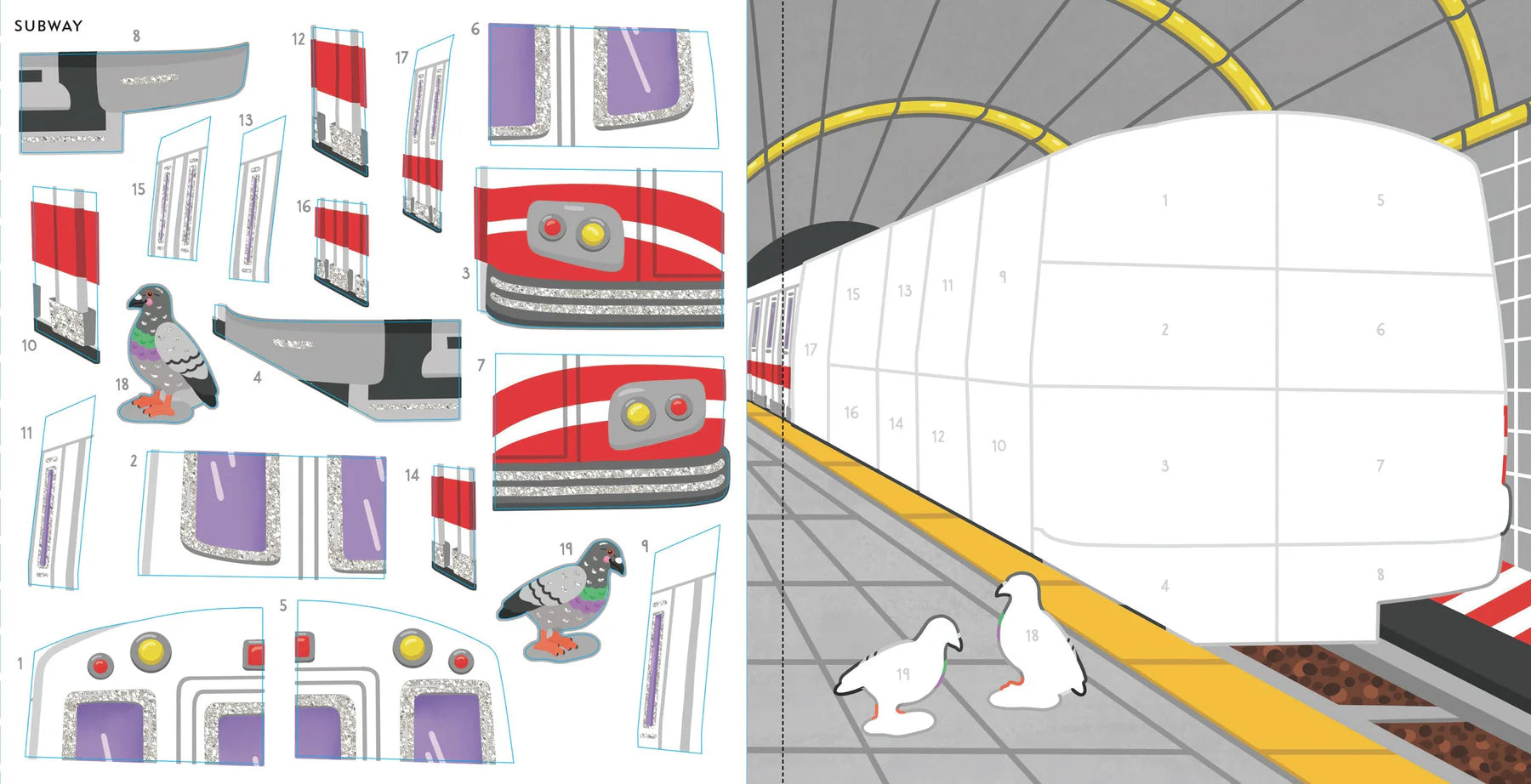 Cars, Trucks, & Trains First Color by Sticker