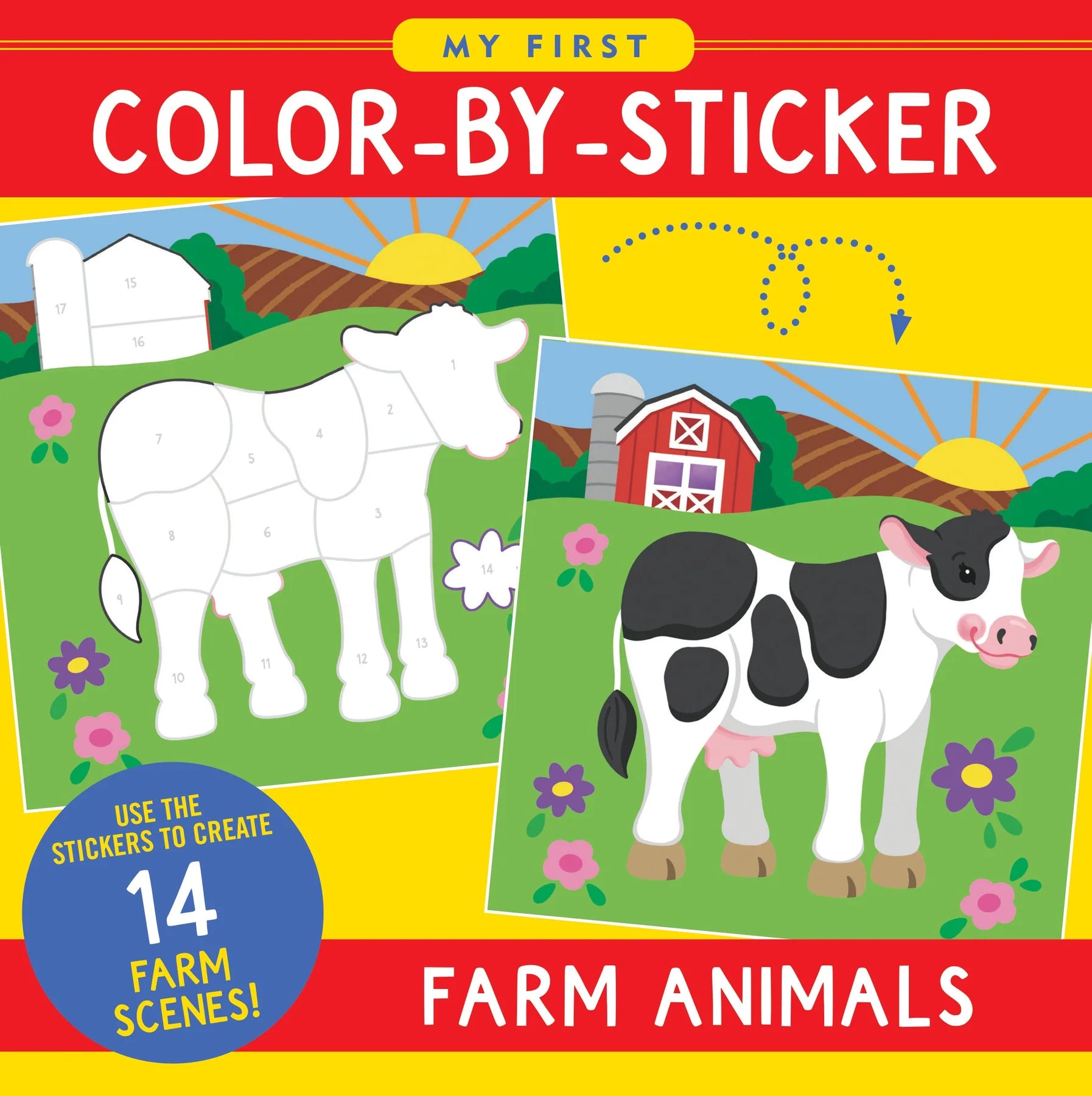 Farm First Color by Sticker
