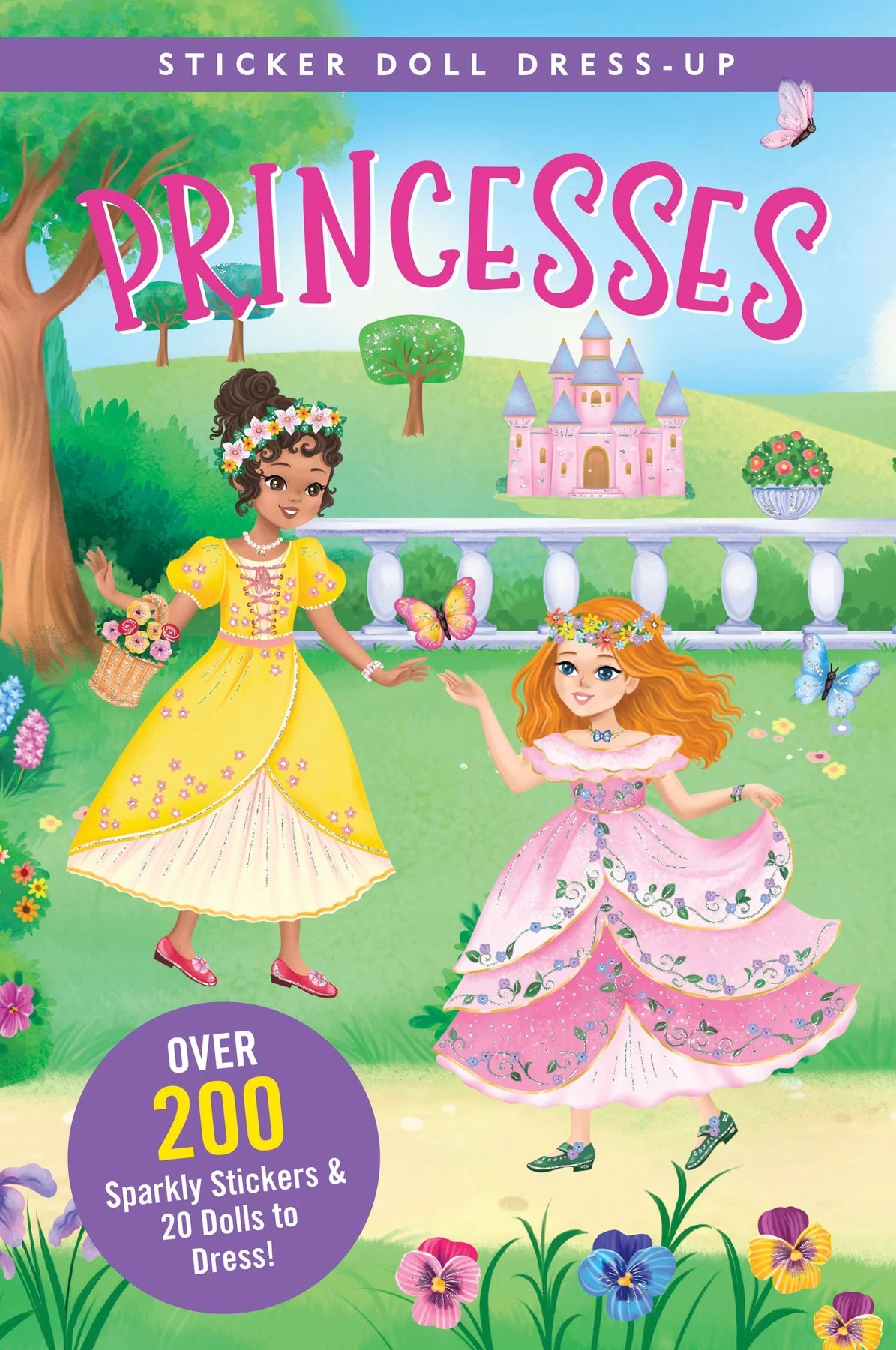 Princess Sticker Doll Dress-Up Book