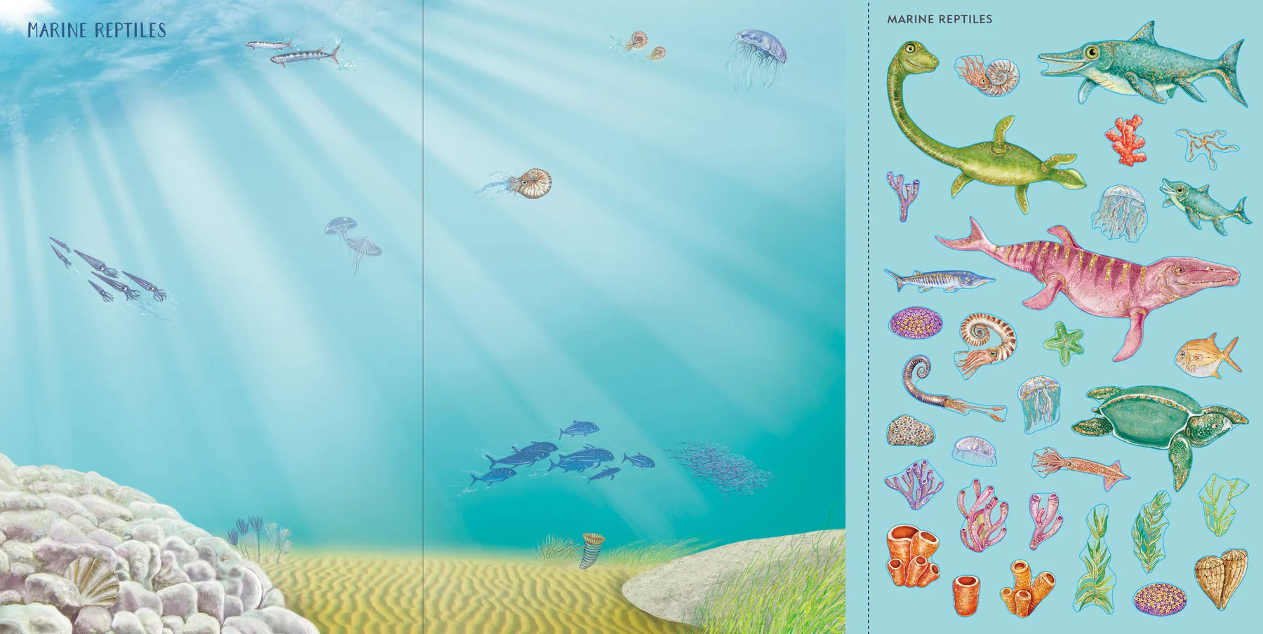 Dinosaur Sticker Scenes Book