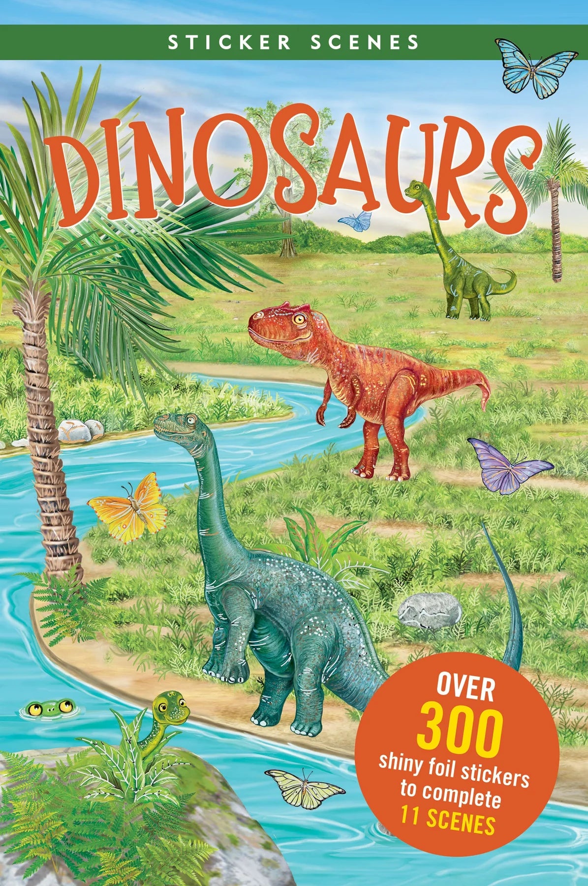 Dinosaur Sticker Scenes Book