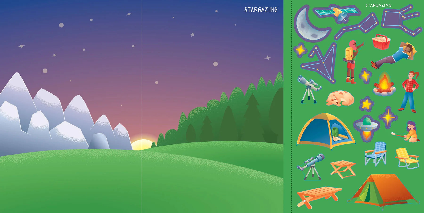 Outer Space Sticker Scenes Book