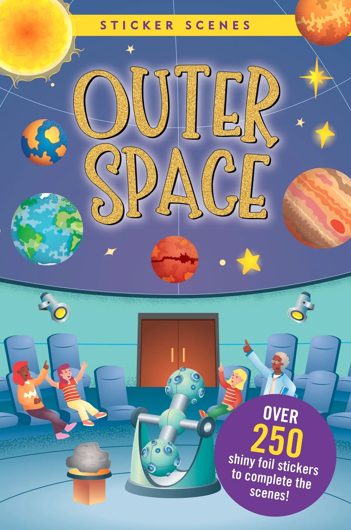 Outer Space Sticker Scenes Book