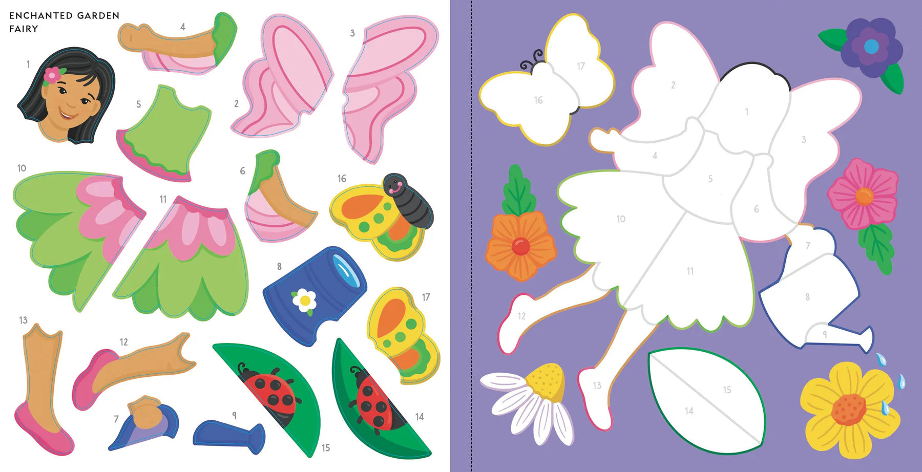 Fairies First Color by Sticker