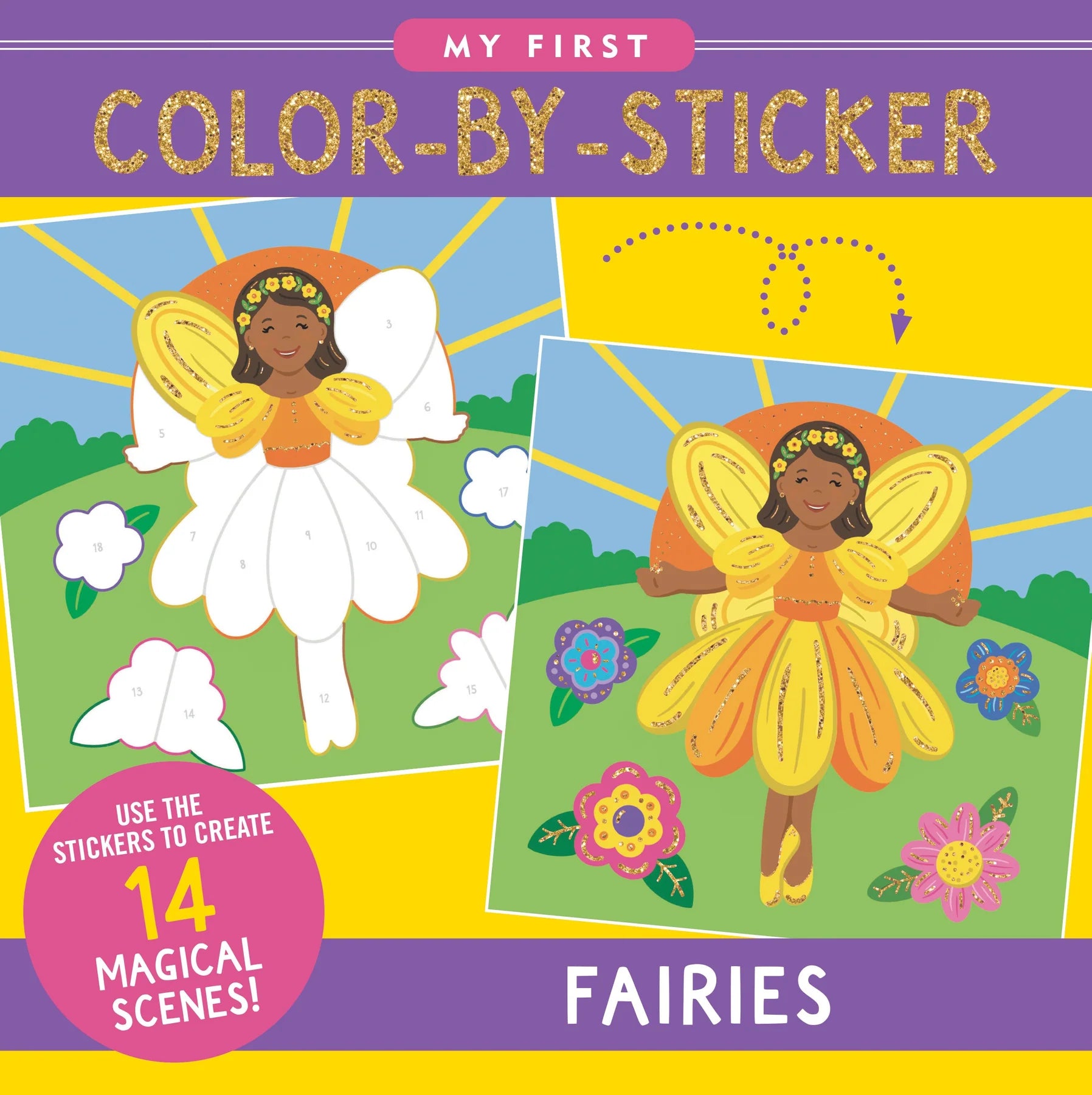 Fairies First Color by Sticker