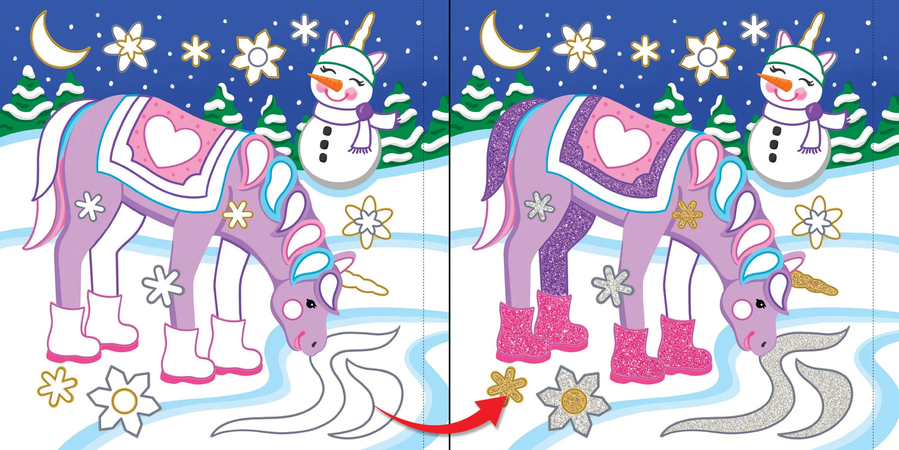 Unicorn Color by Foil Book