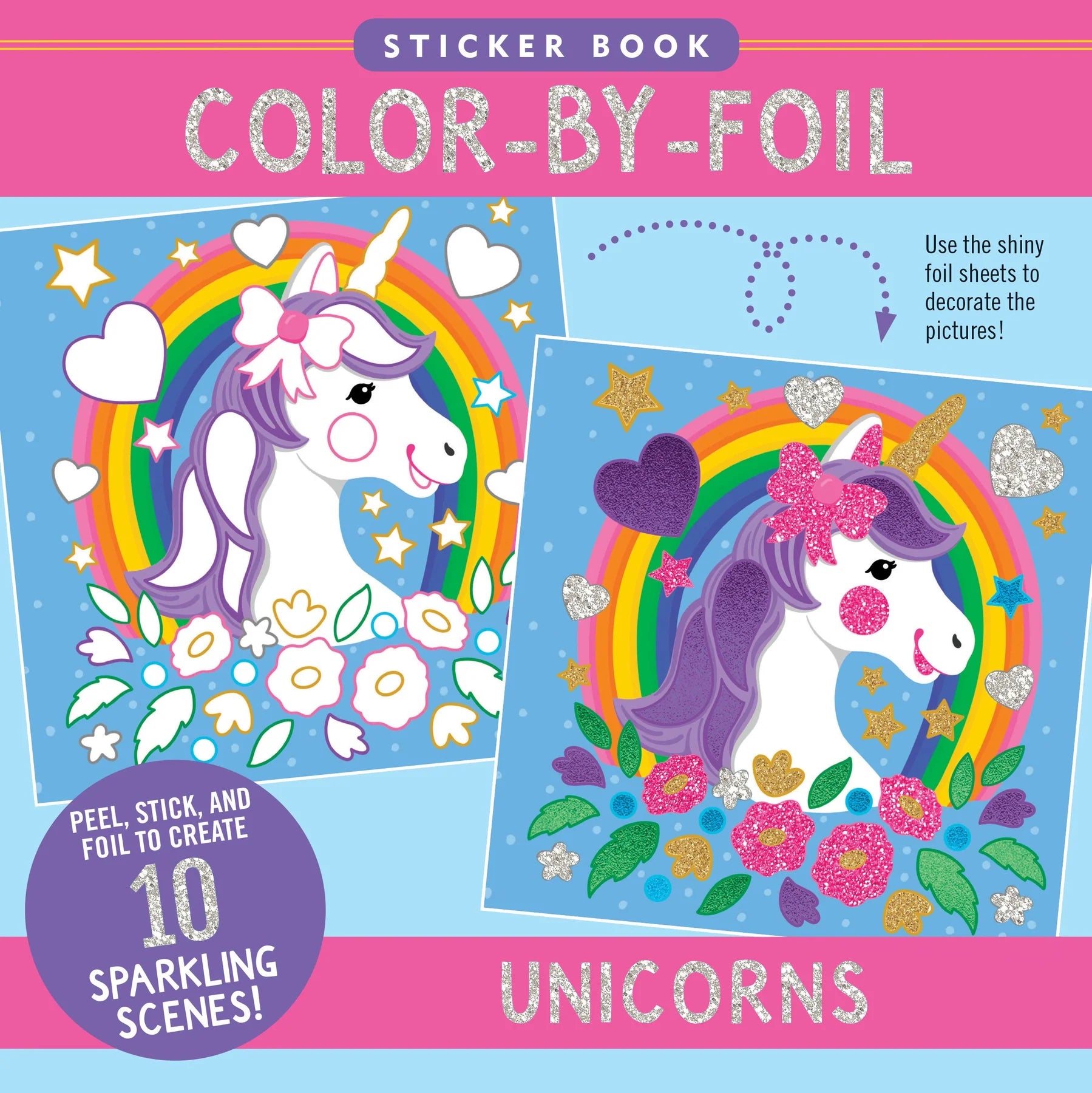 Unicorn Color by Foil Book