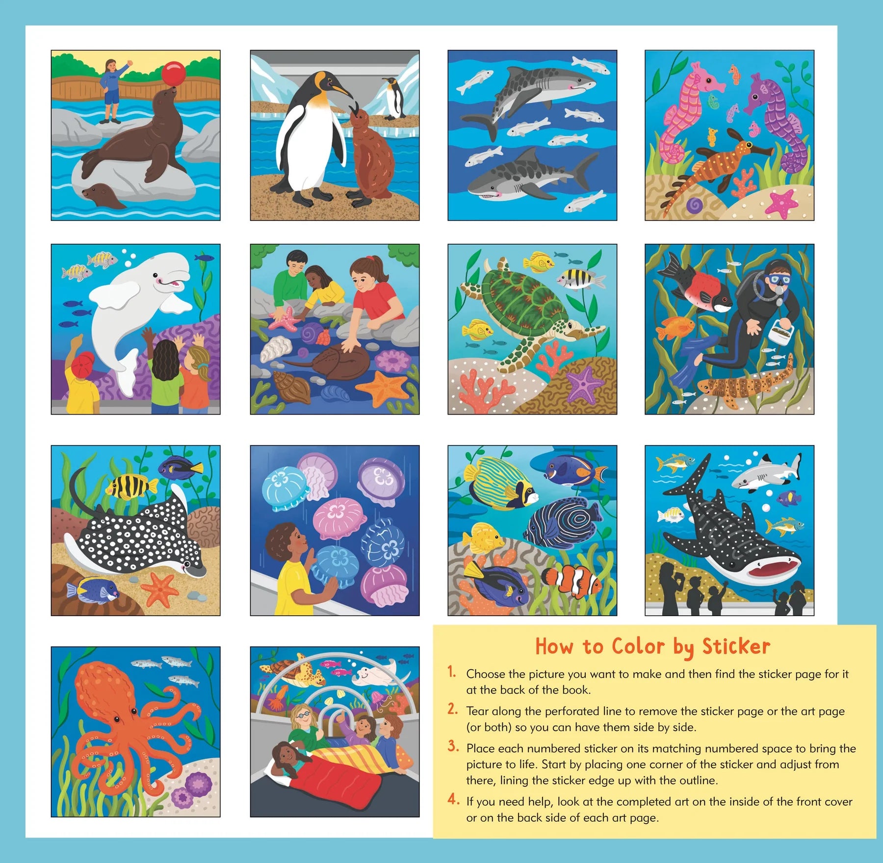 Aquarium First Color by Sticker