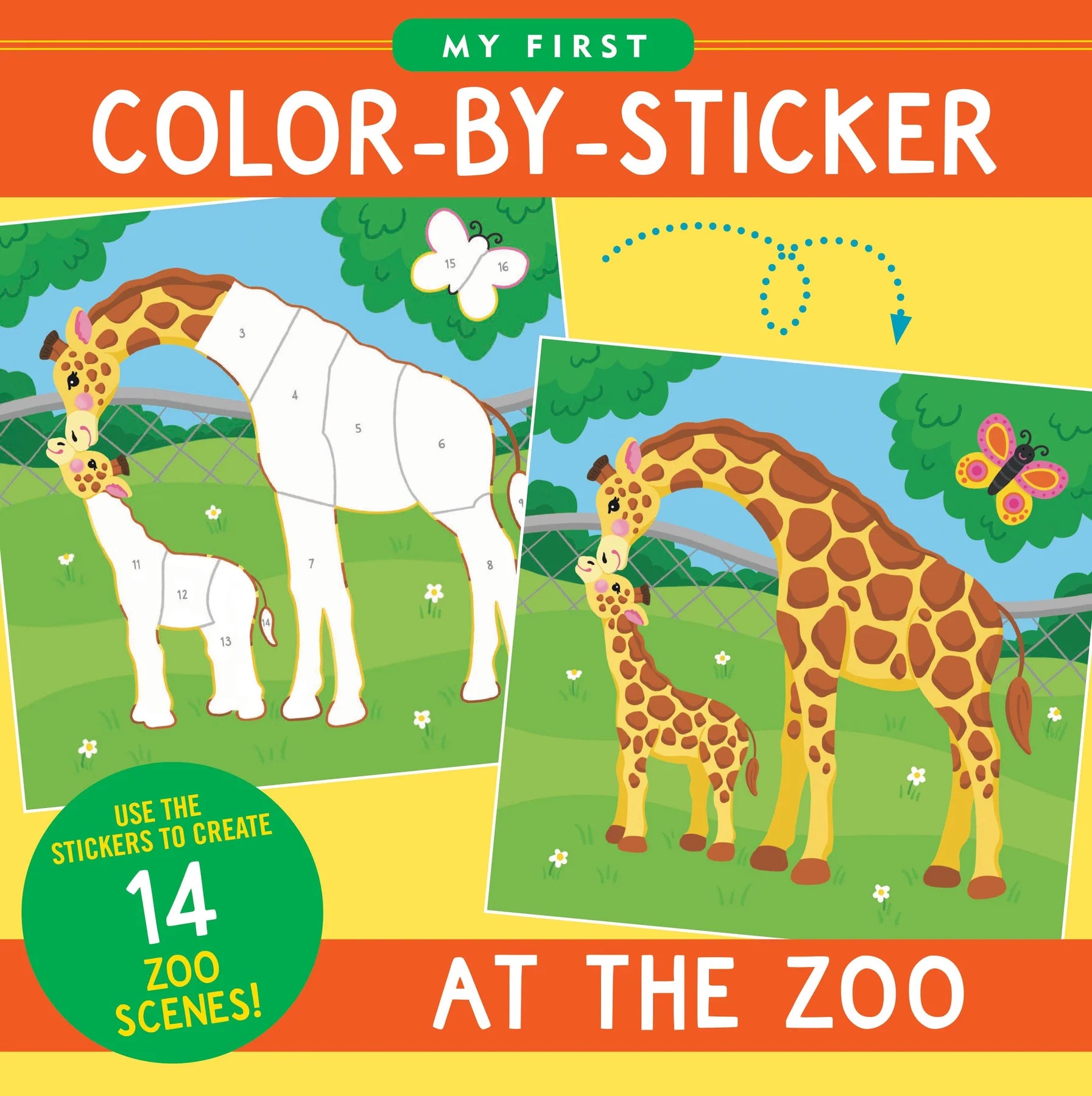 Zoo Animals First Color by Sticker