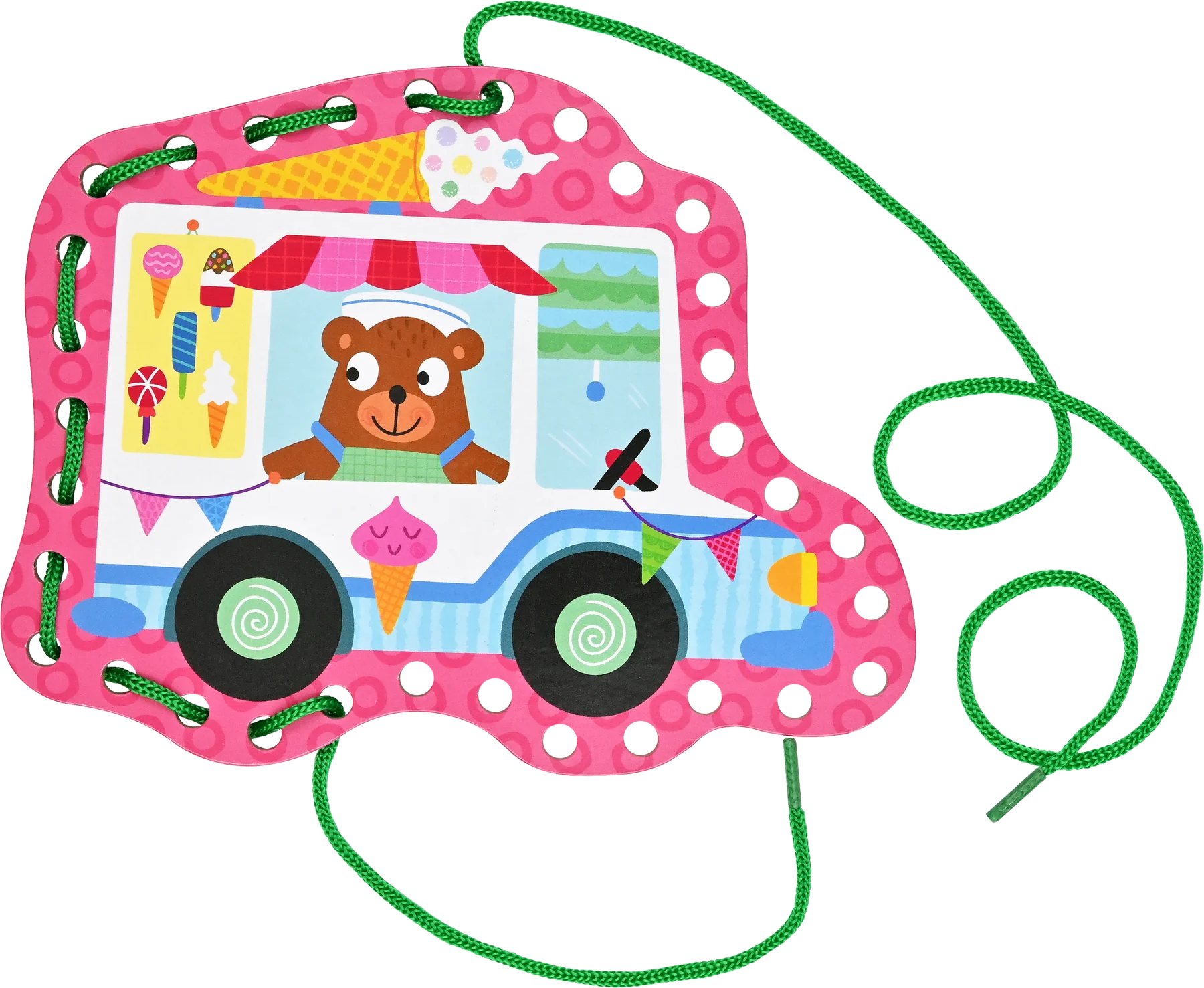 Cars & Trucks Lacing Cards