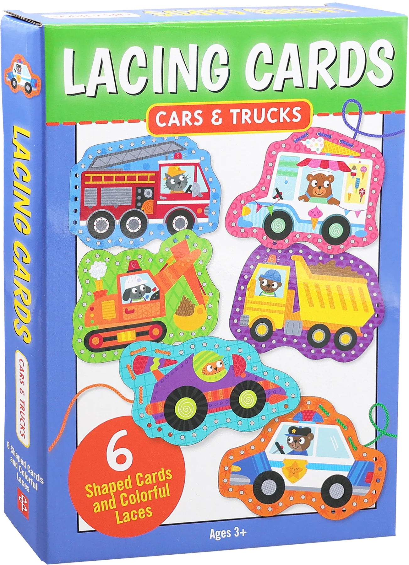 Cars & Trucks Lacing Cards
