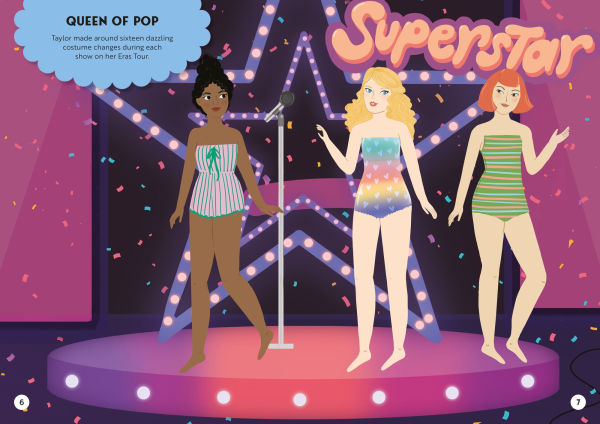 Taylor Swift Superstar Dress-Up: Over 350 Stickers!