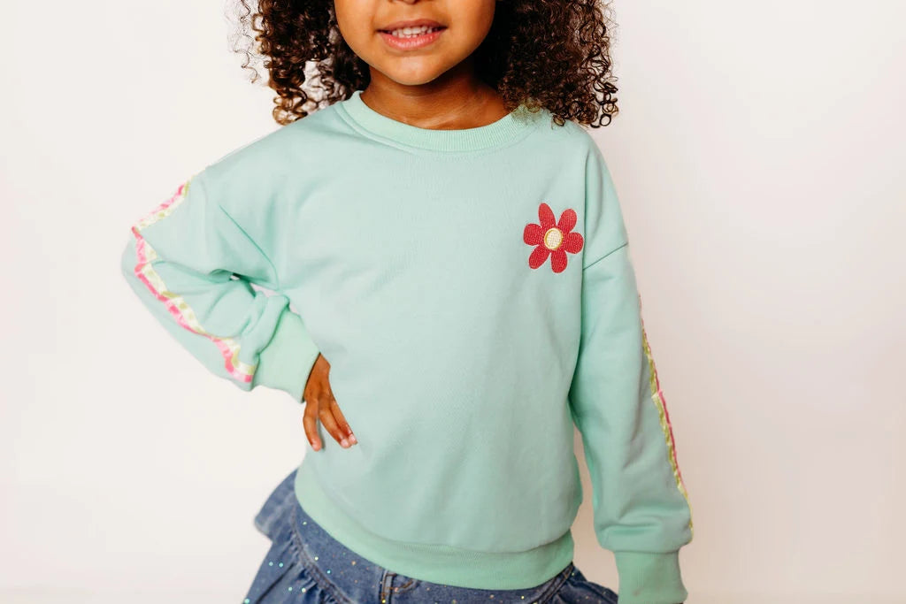Mint Green Daisy Lane Crewneck