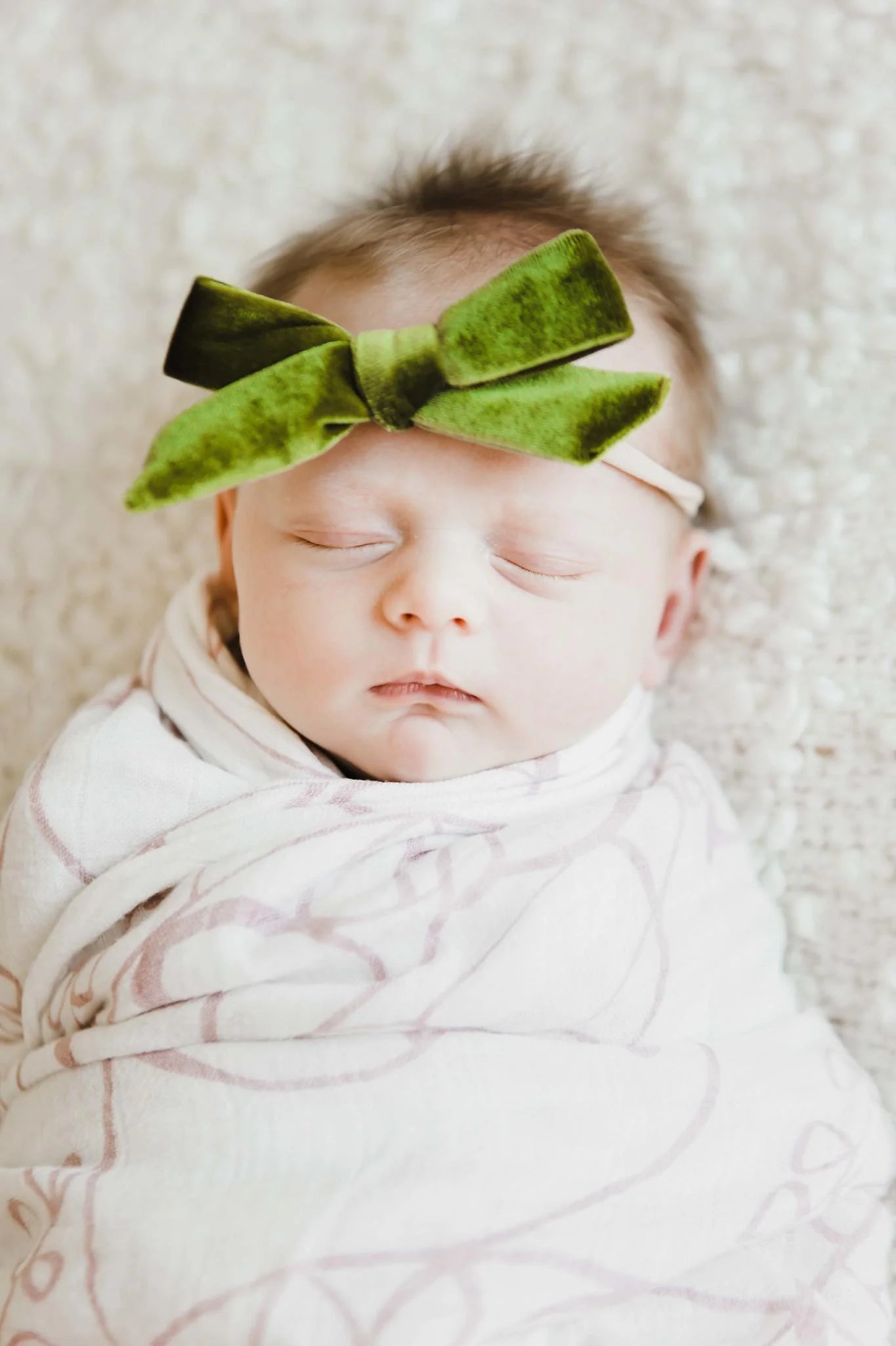 Velvet Bow Headband