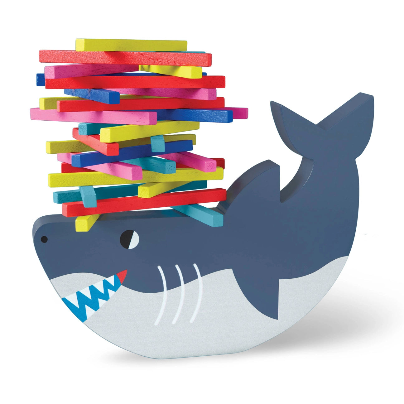 Shark Stack-Up! Wooden Balancing Game