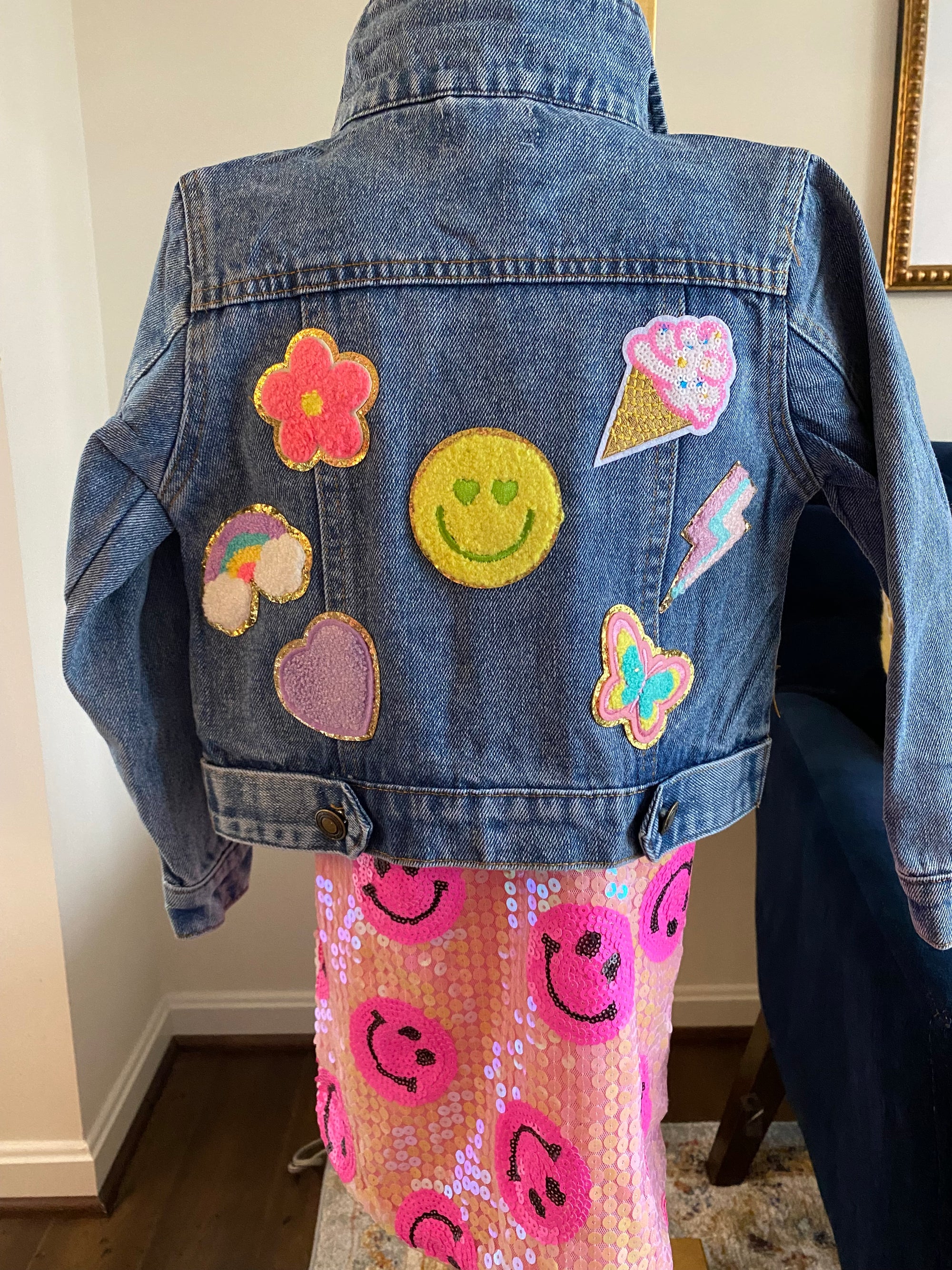 Poppyseed Patch Denim Jacket