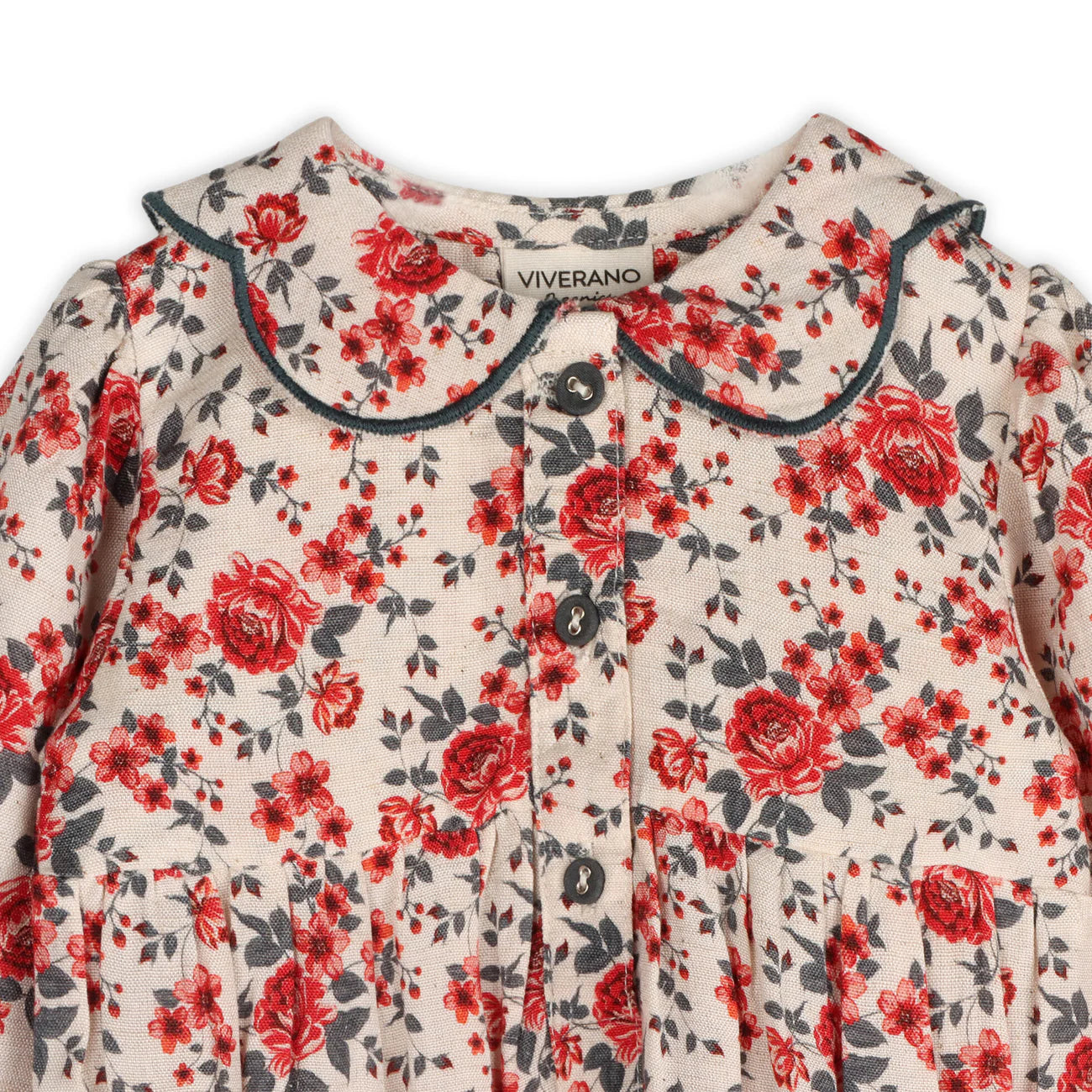 Rosabelle Rose Floral Baby Romper & Headband Set