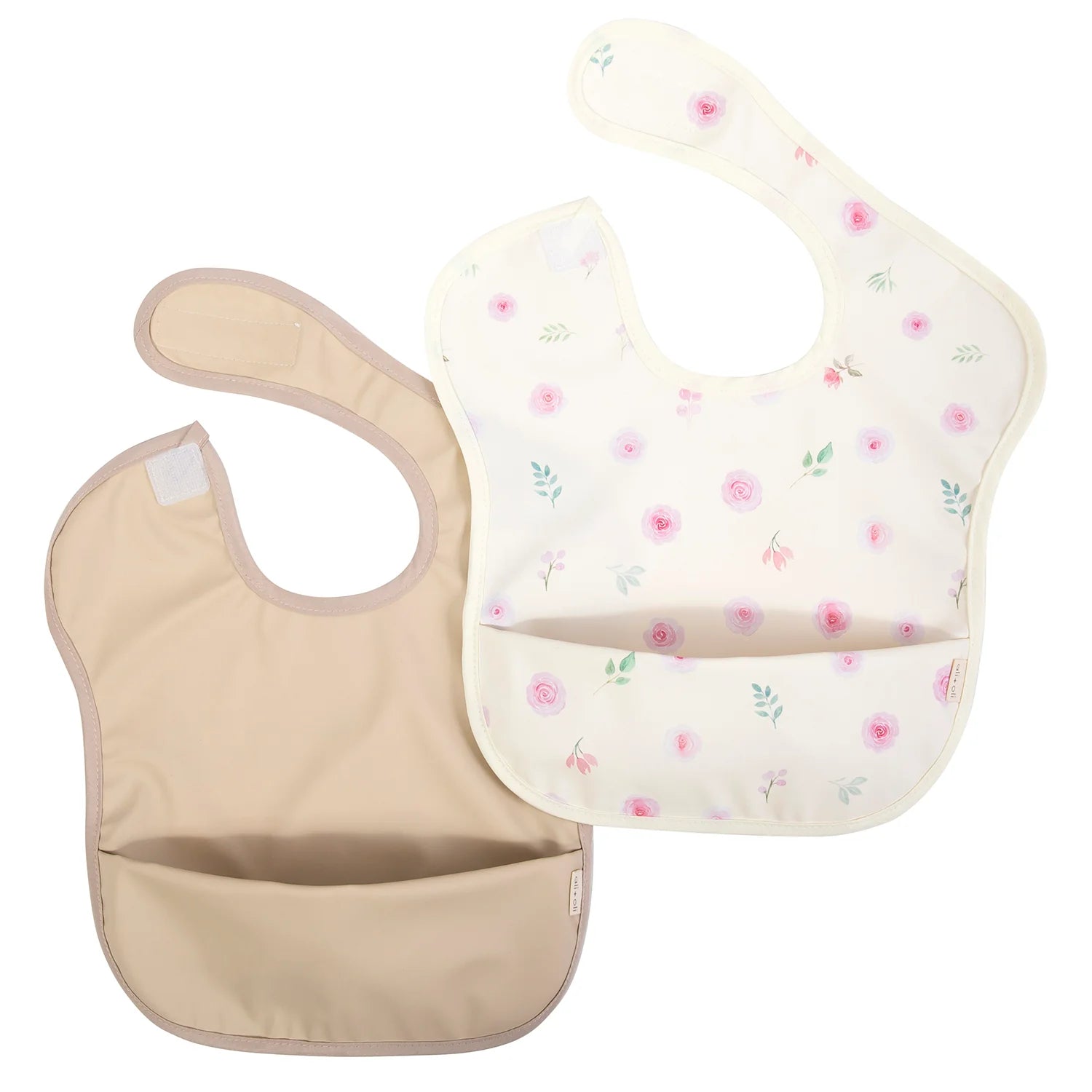 Floral Smock Bib for Baby & Toddler (2pc)