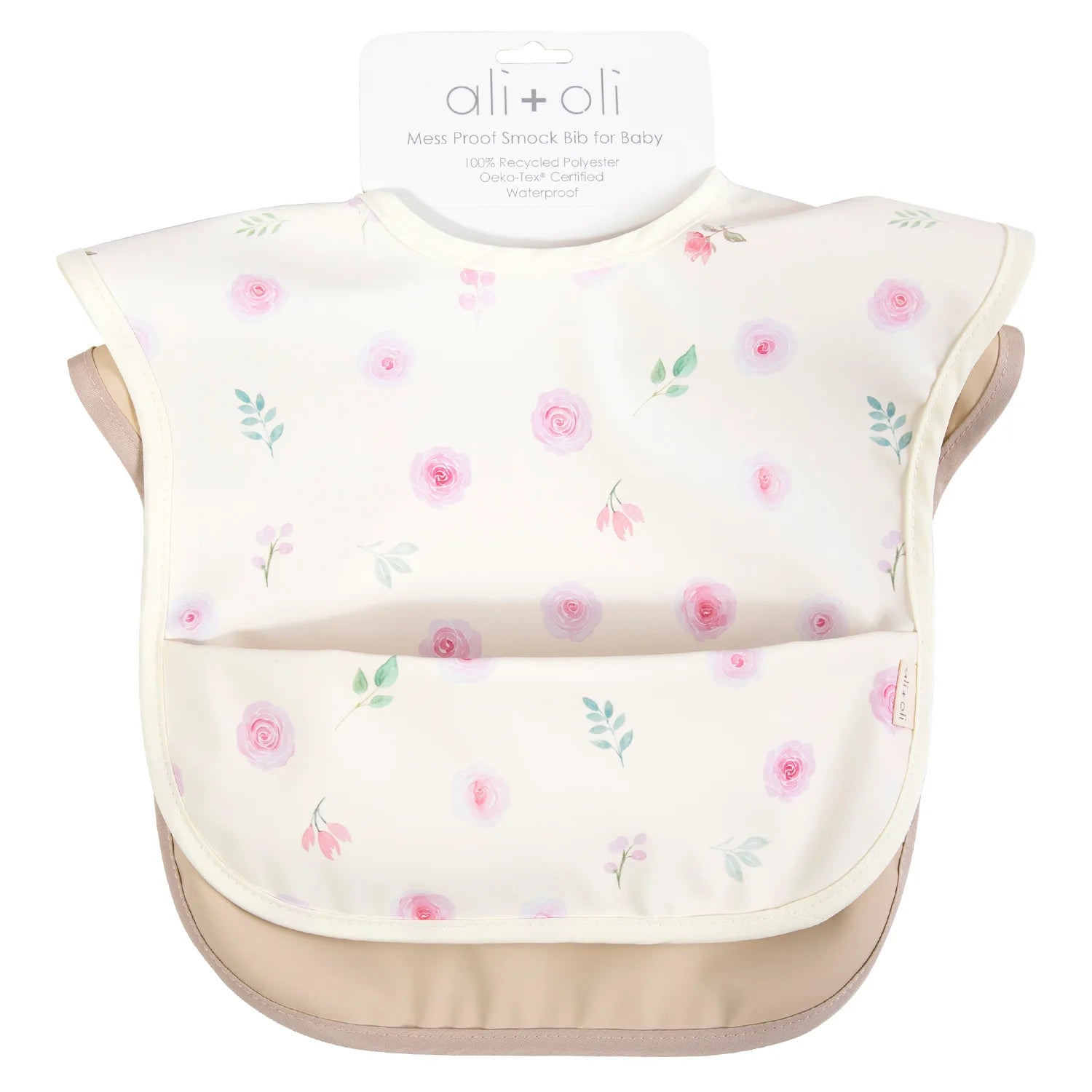 Floral Smock Bib for Baby & Toddler (2pc)