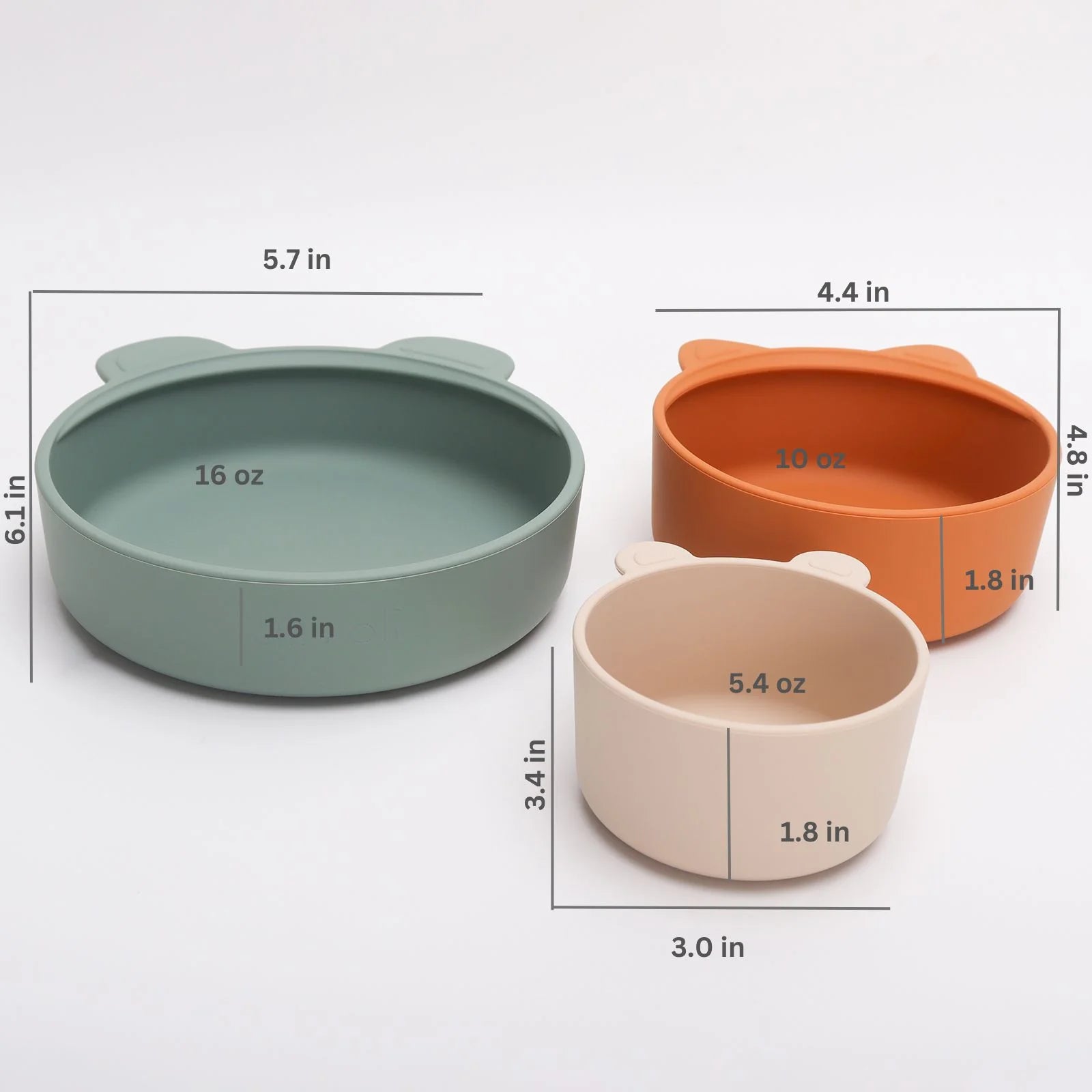 Stackable Snack Bowl Set