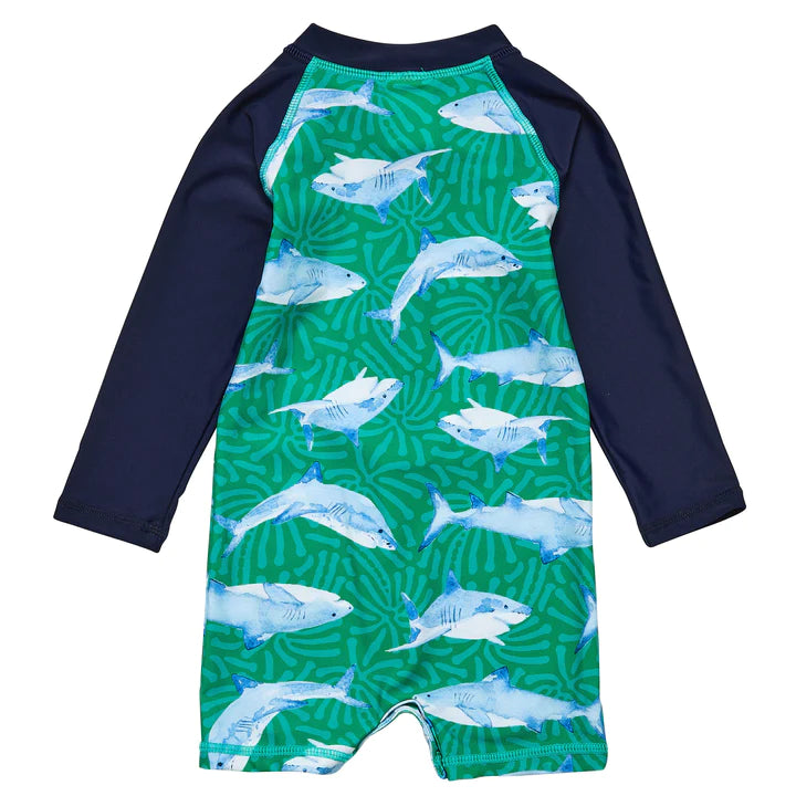Reef Shark Baby One-piece Swimsuit