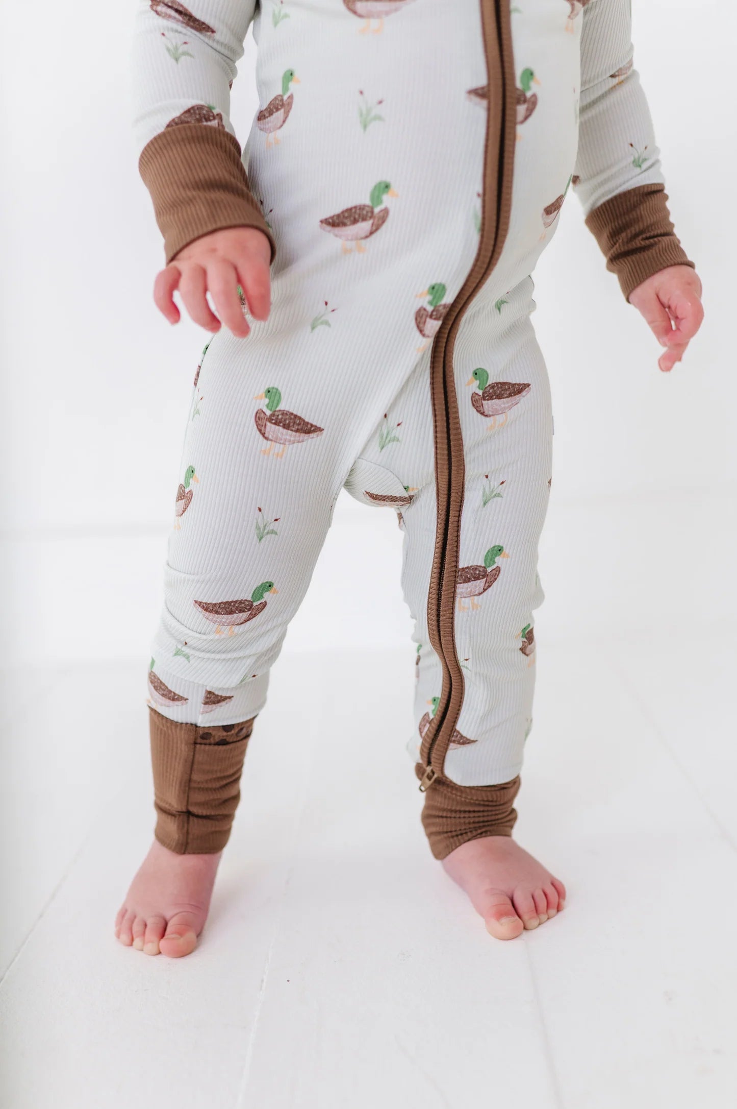 Mallard Duck Convertible Footie Pajama