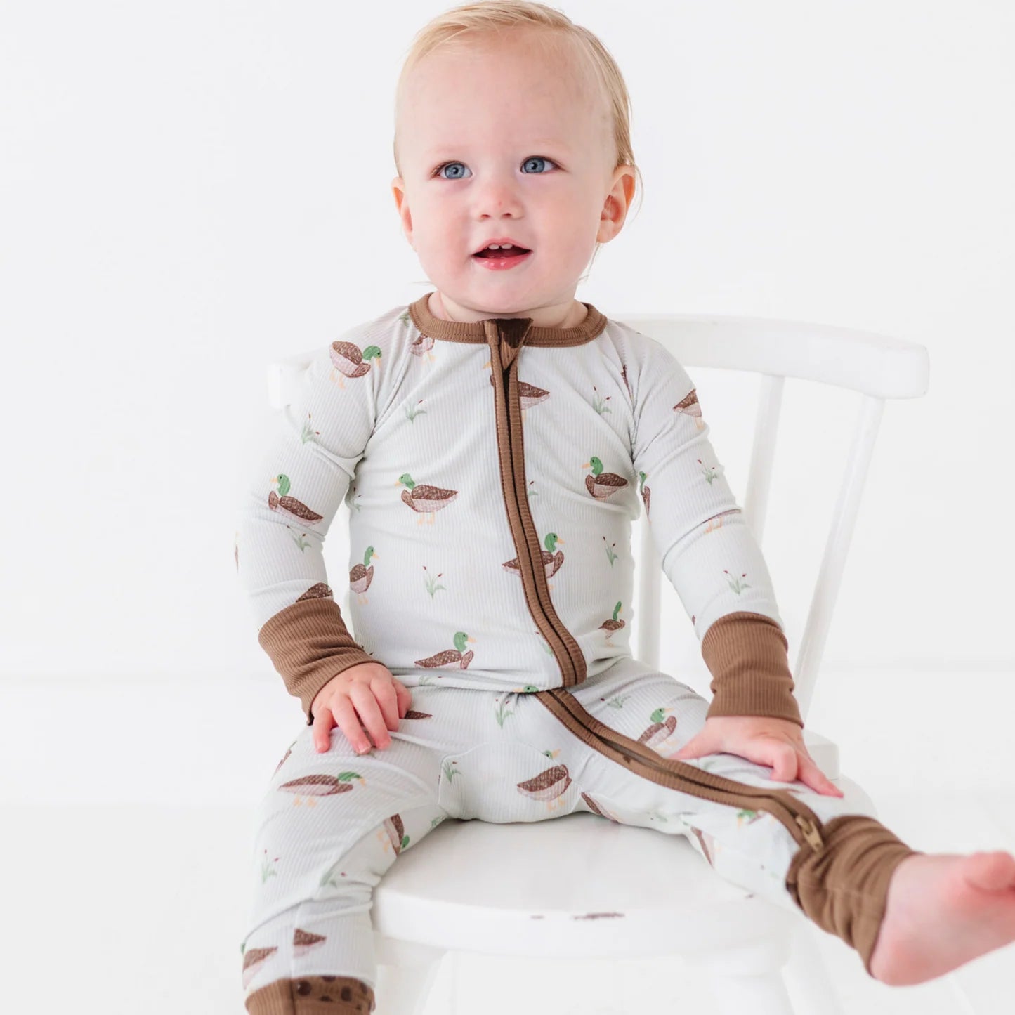 Mallard Duck Convertible Footie Pajama