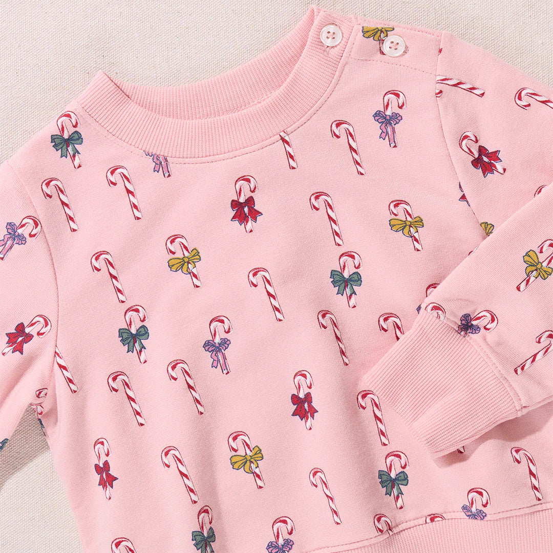 Mini Candy Cane Baby Jax Jogger Set