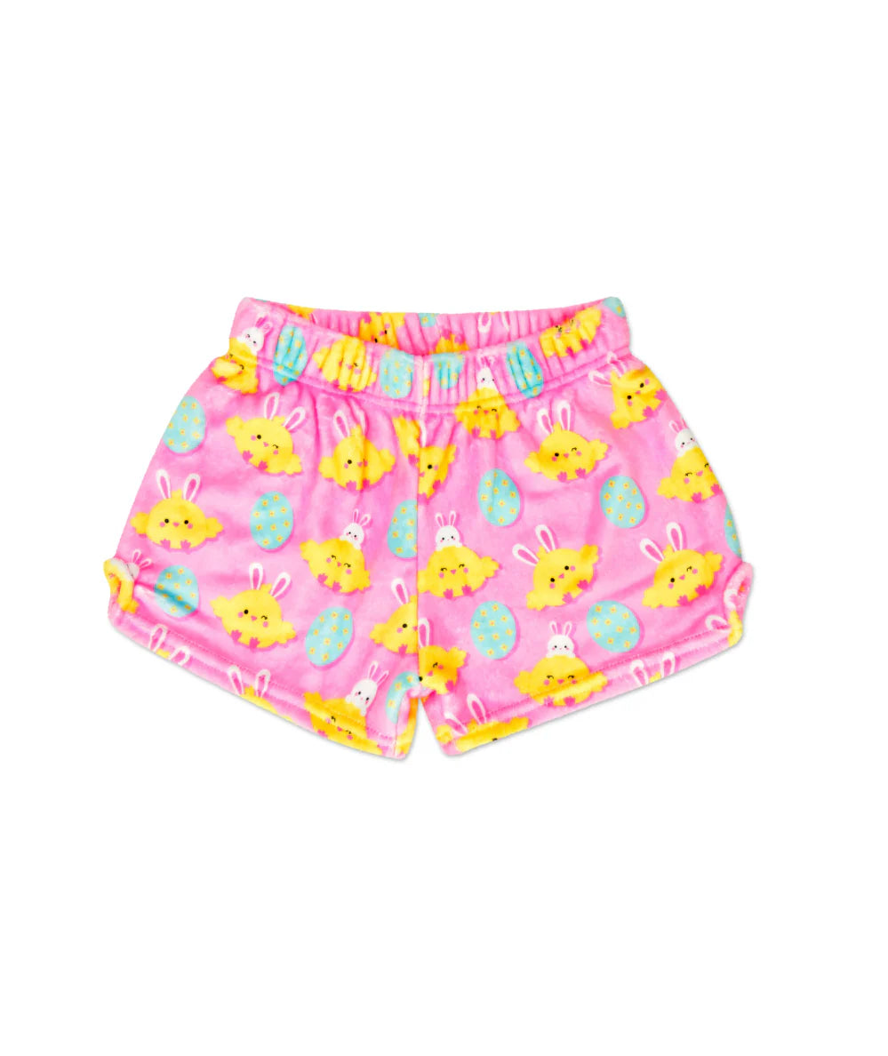 Hoppy Chicks Plush Shorts