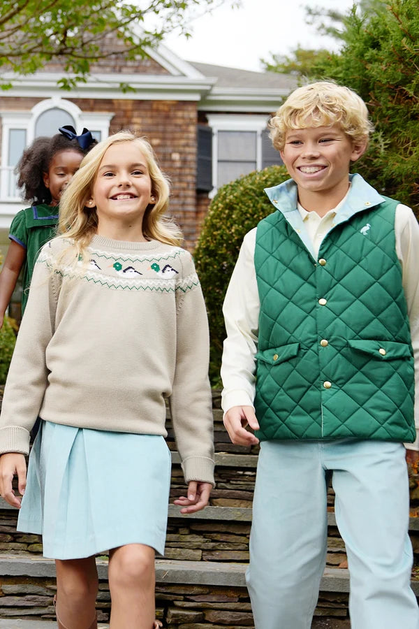 Isaac's Sweater in Duck Motifs