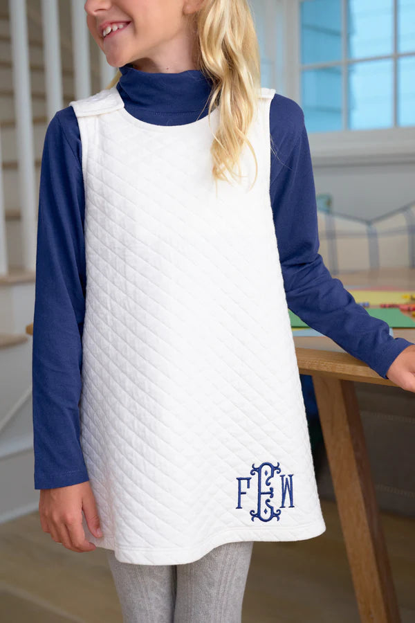 Tatum's Turtleneck & Onesie in Nantucket Navy