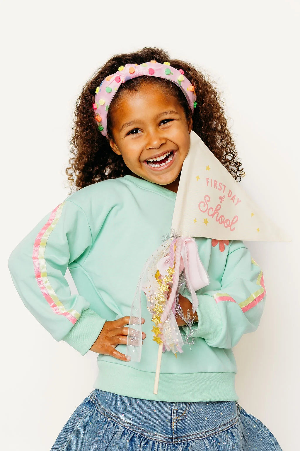 Mint Green Daisy Lane Crewneck