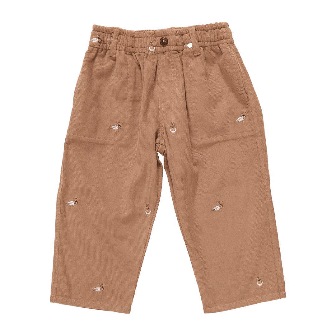 Jackson Pant in Mallard Embroidery