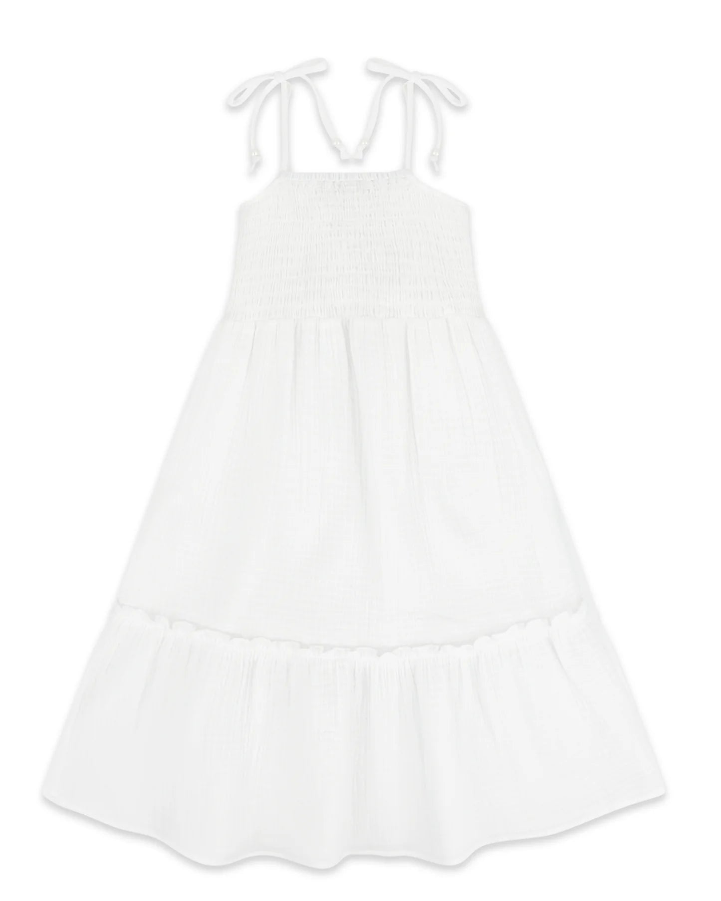 Harper Dress || White