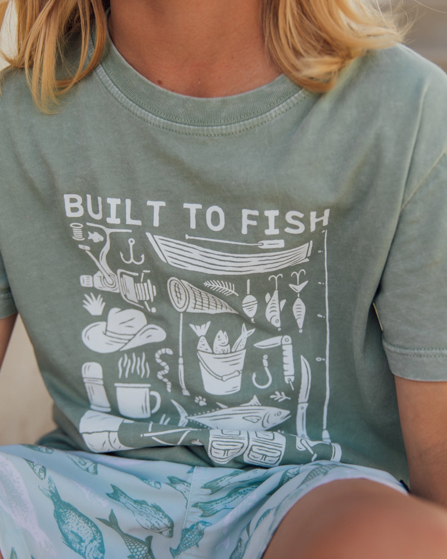 Fishing Adventure Vintage Tee
