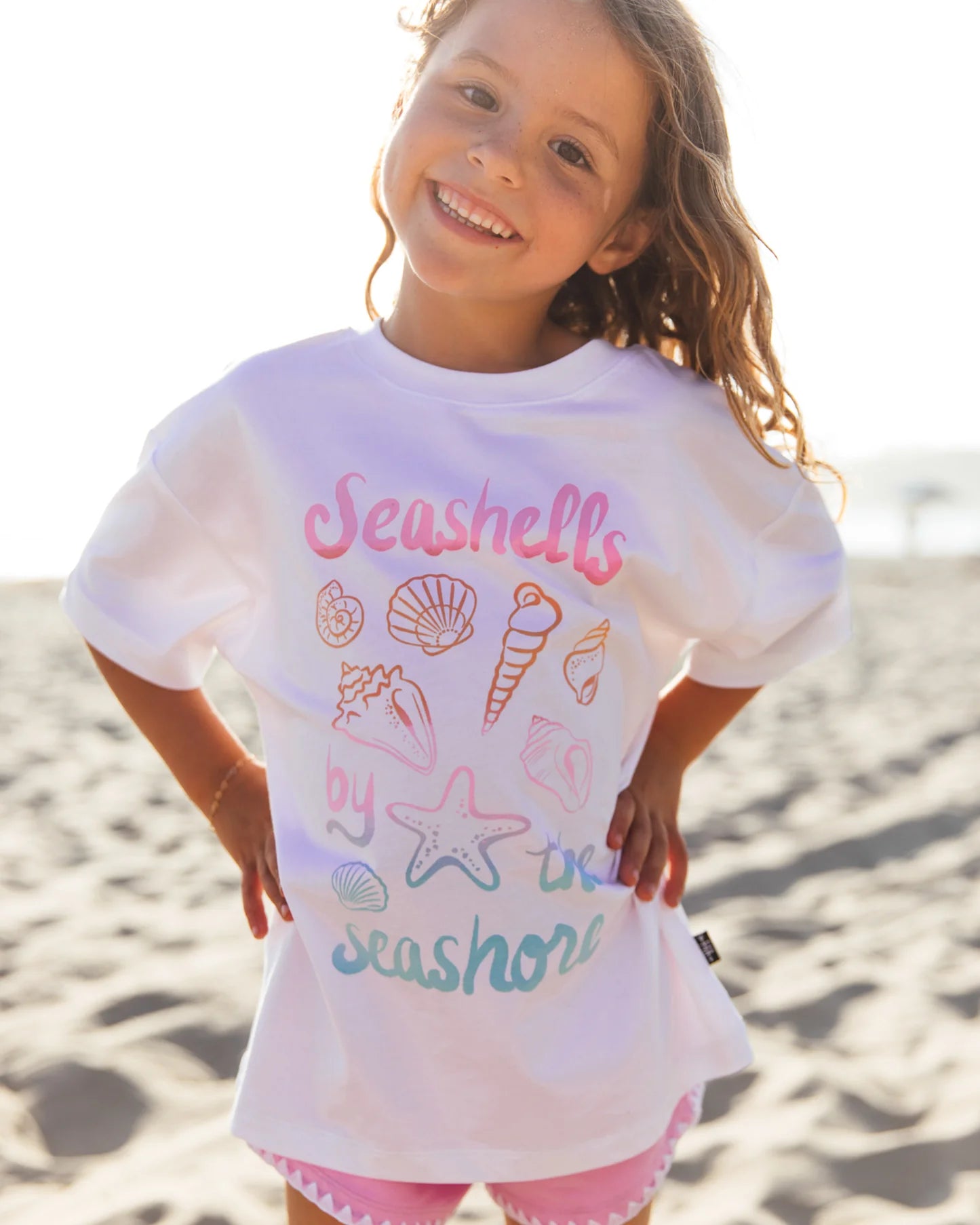 Oversized Tee | Seashells