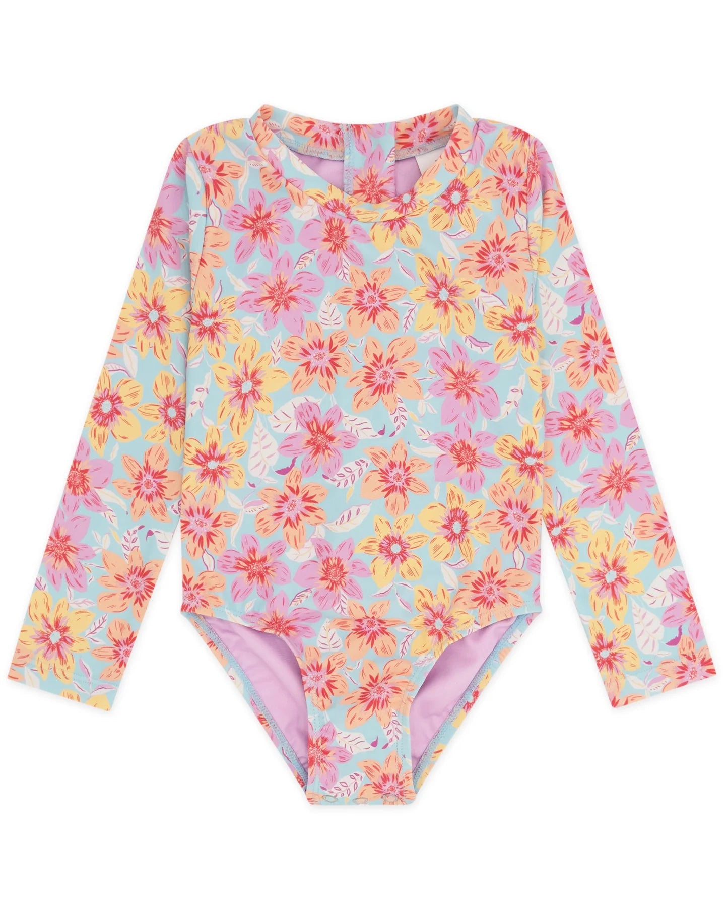 Wave Chaser One-Piece Rashguard | Bright Side Floral