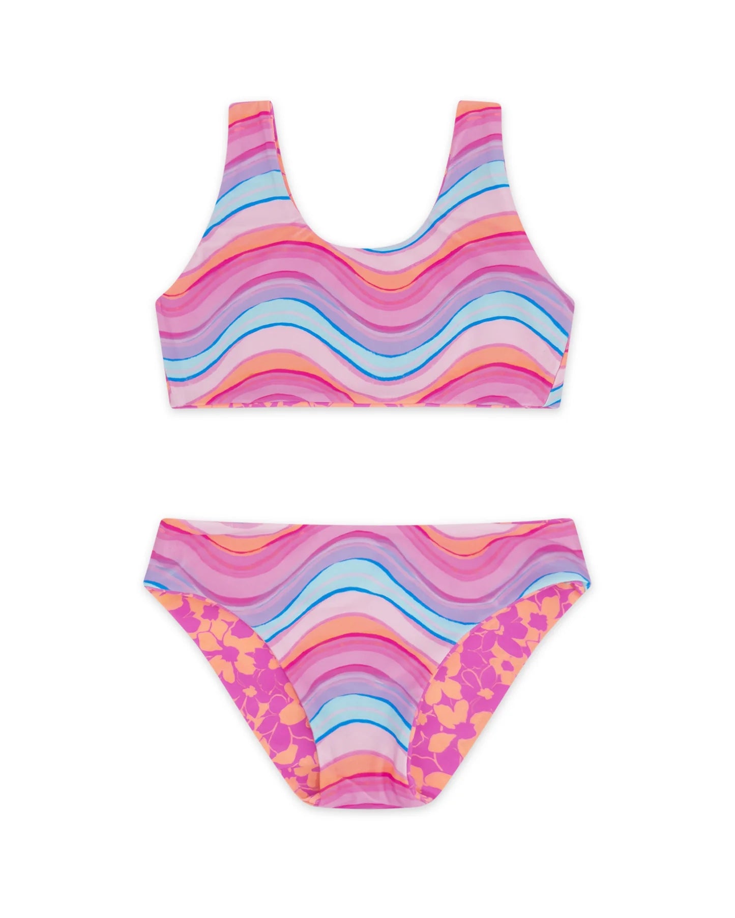 Island Hopper Reversible Bikini | Sunset Swirl