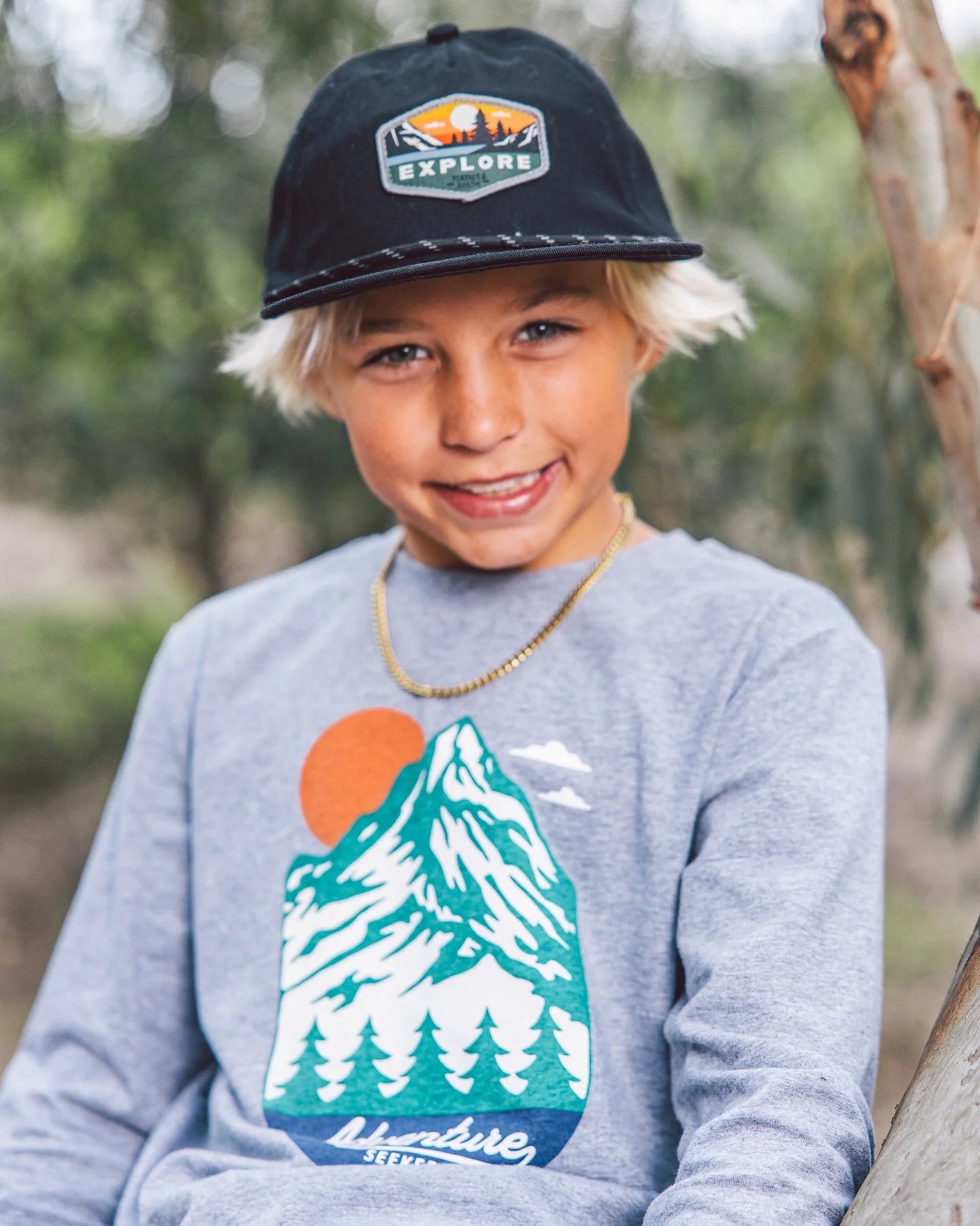 Adventure Tee | Heather Gray