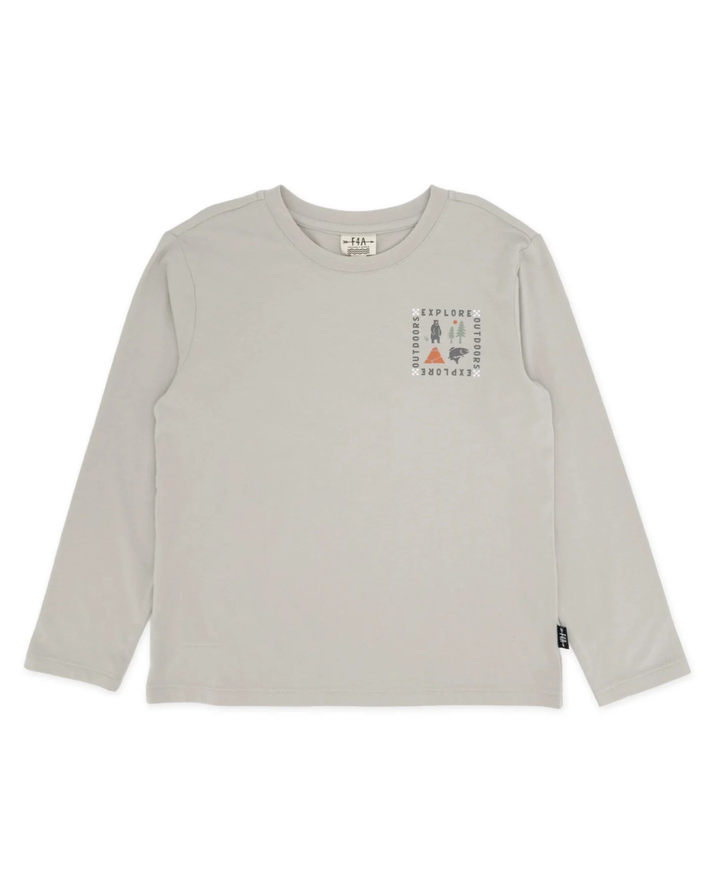 Explore Tee | Slate Gray
