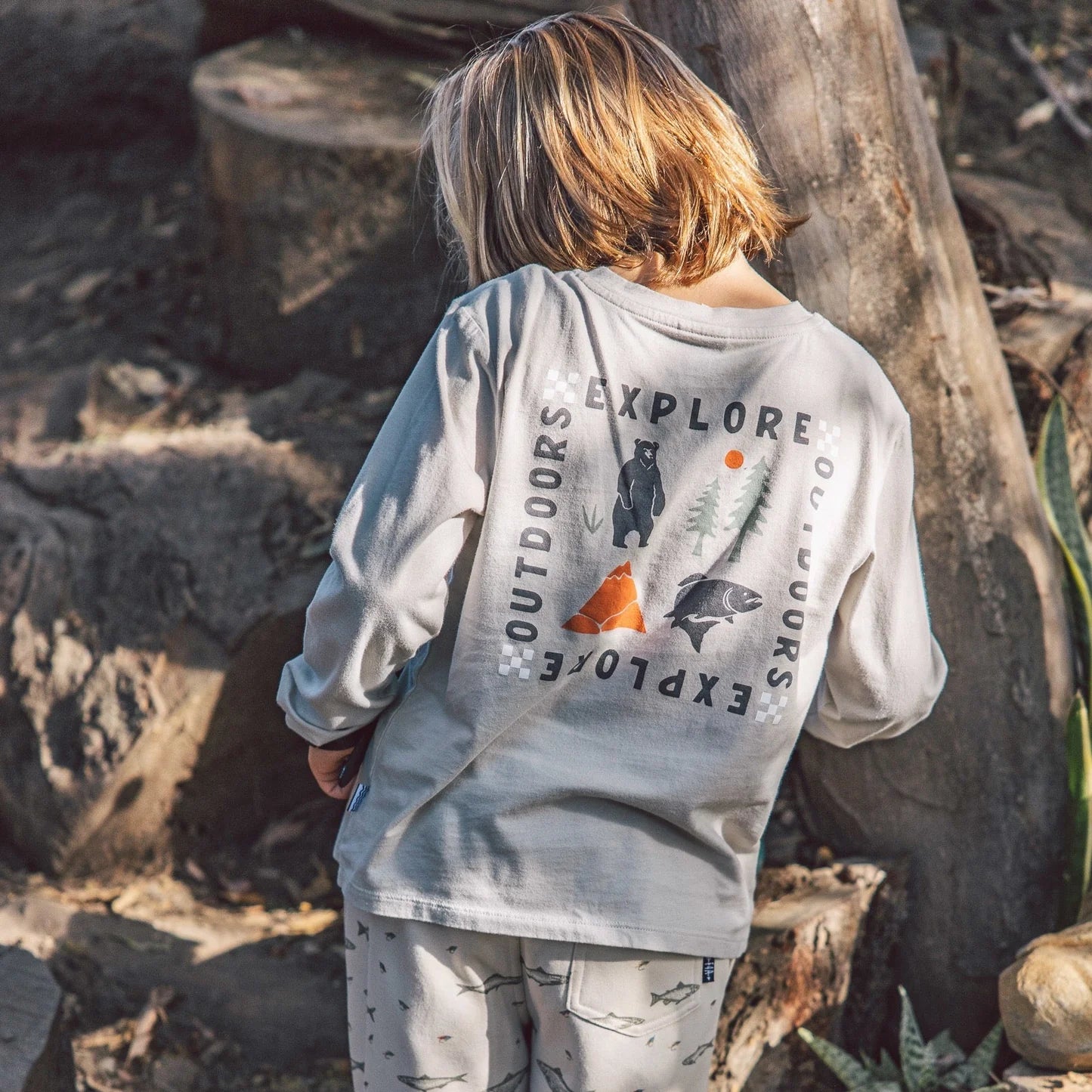 Explore Tee | Slate Gray
