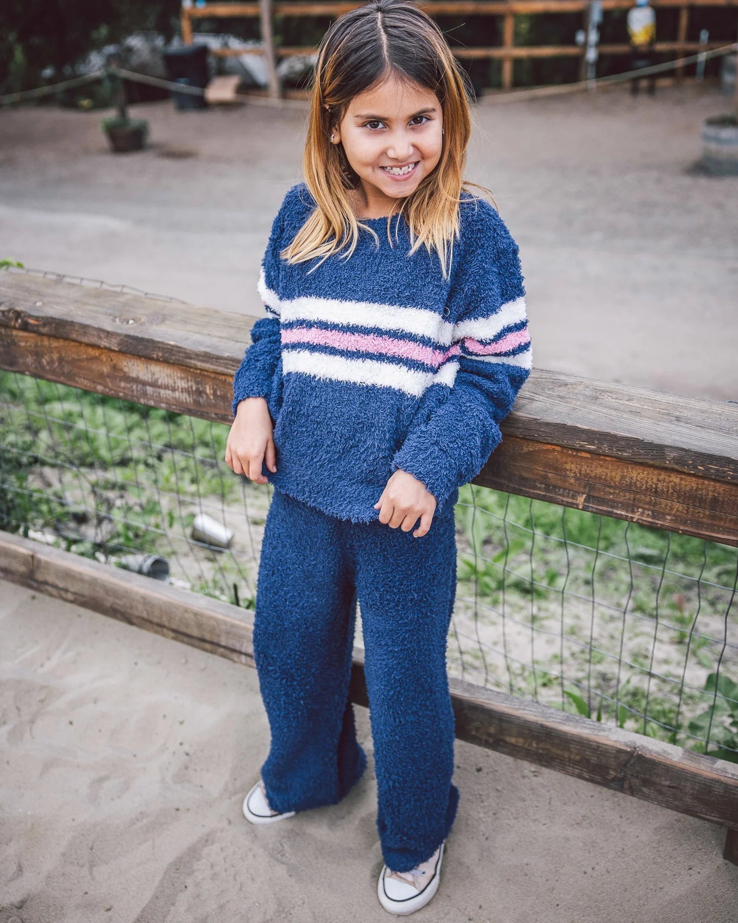 Coziest Pant | Crown Blue Plush
