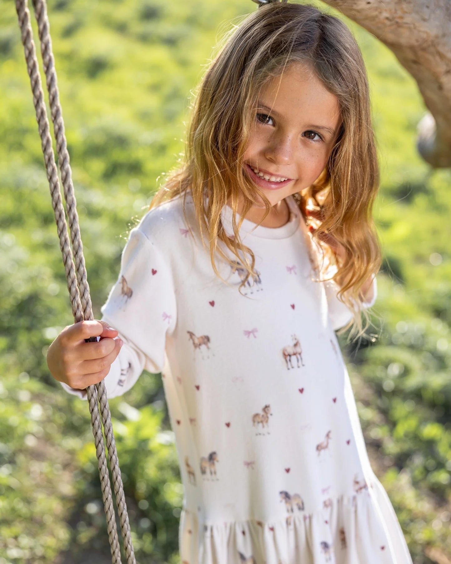 Jules Horse Hacci Dress
