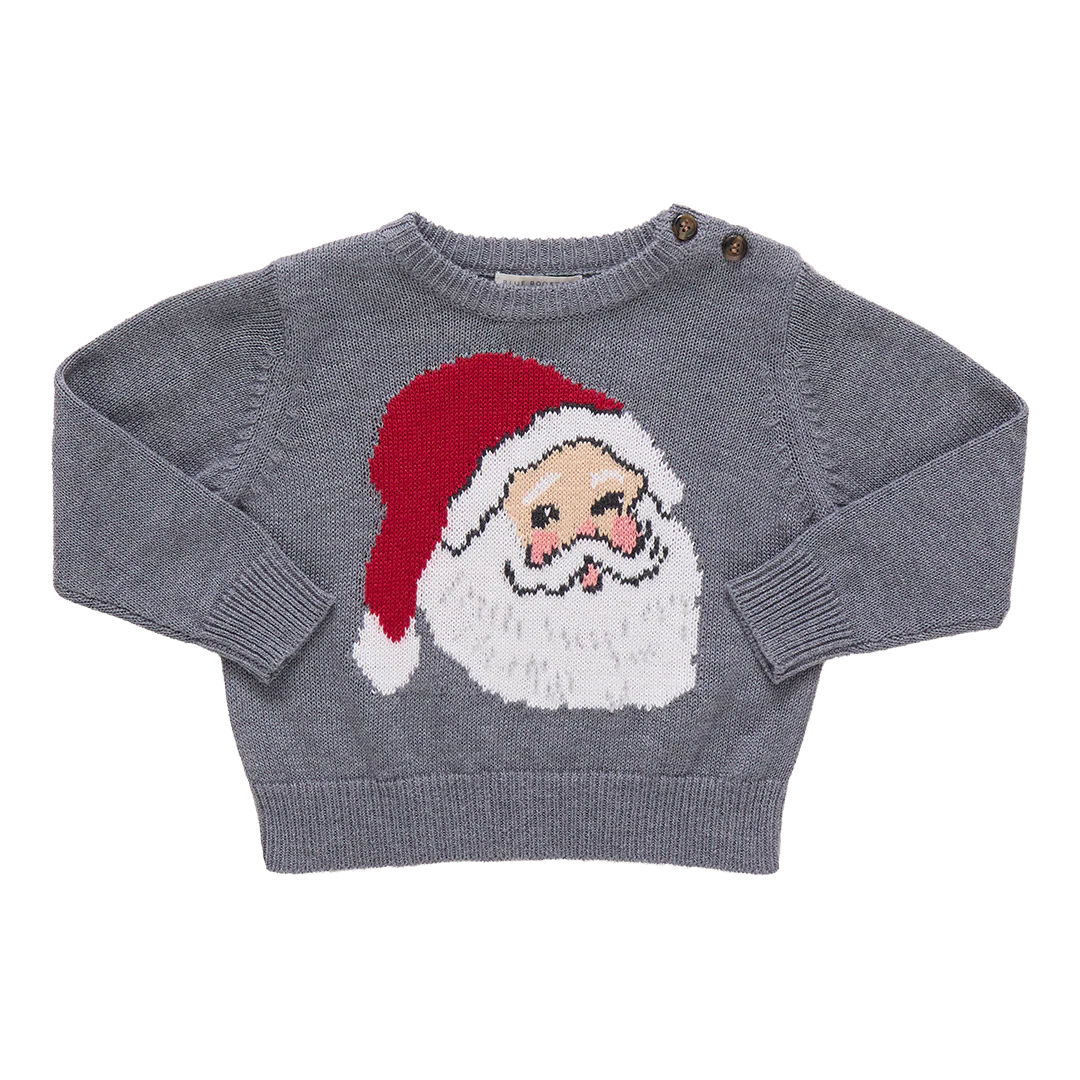 Santa Oliver Sweater in Gray