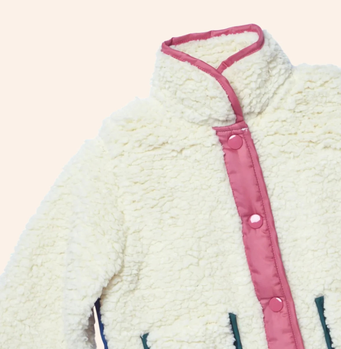 Girls Janie Jacket in Cream