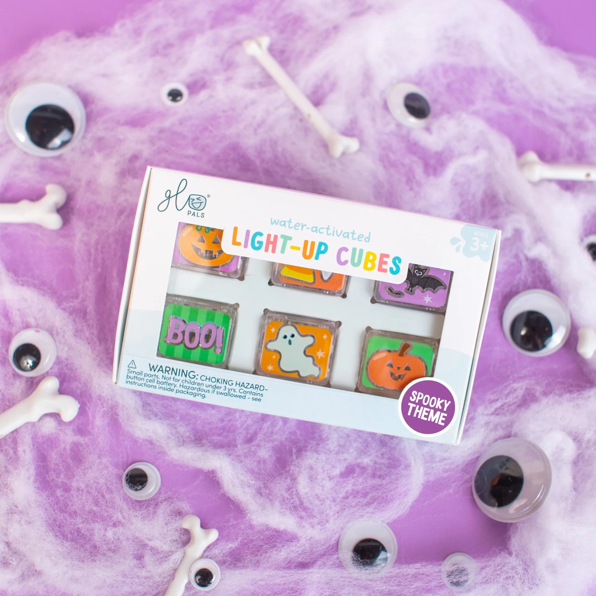 Halloween Light-Up Cubes 6-Pack